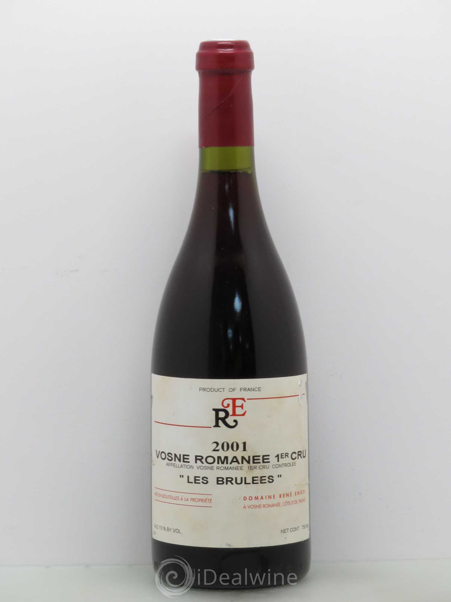 Vosne-Romanée 1er Cru Aux Brûlées Domaine René Engel - Domaine Eugénie 2001 - Lot de 1 bouteille - 0