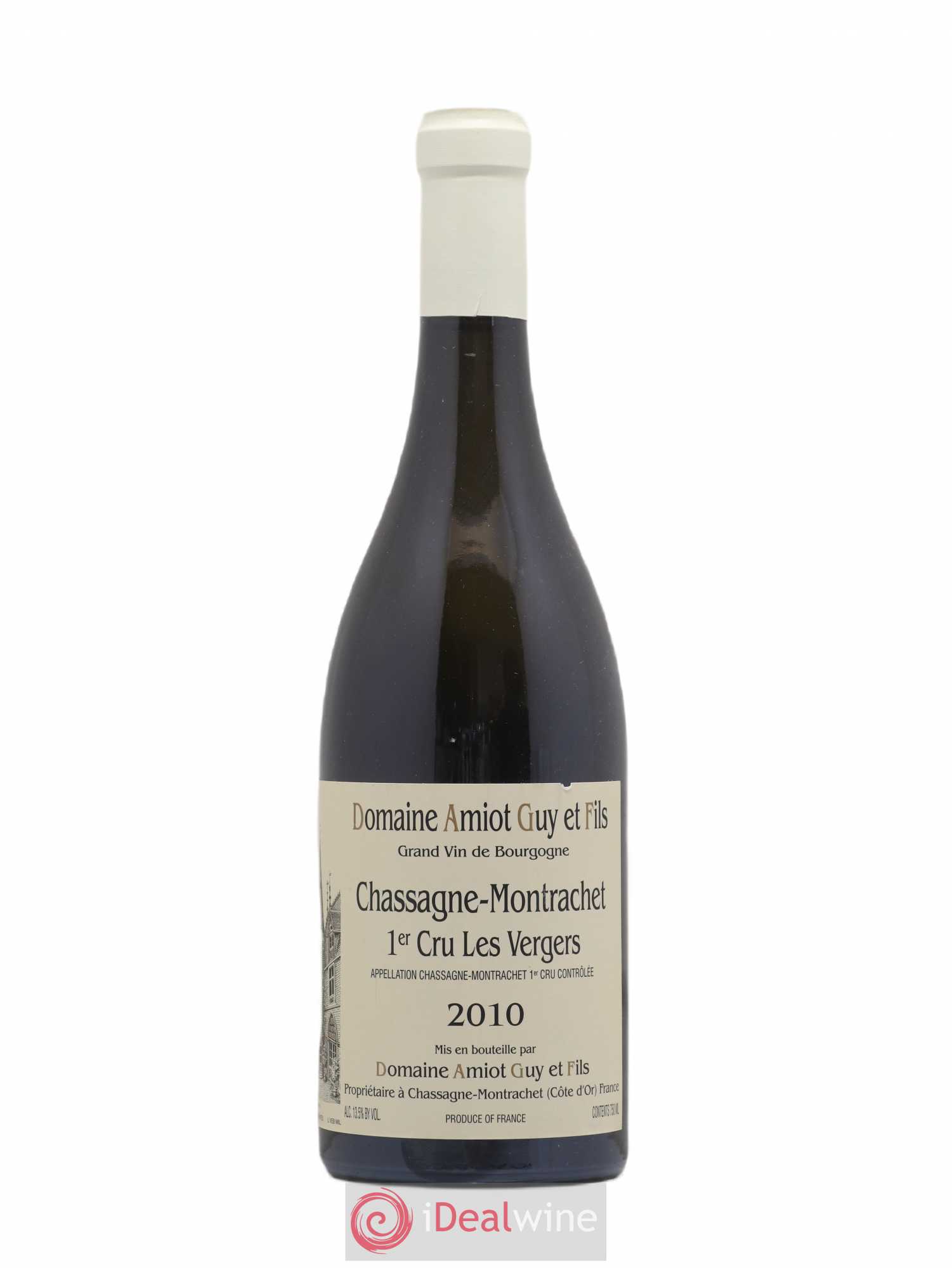 Chassagne-Montrachet 1er Cru Les Vergers Guy Amiot 2010 - Lotto di 1 bottiglia - 0