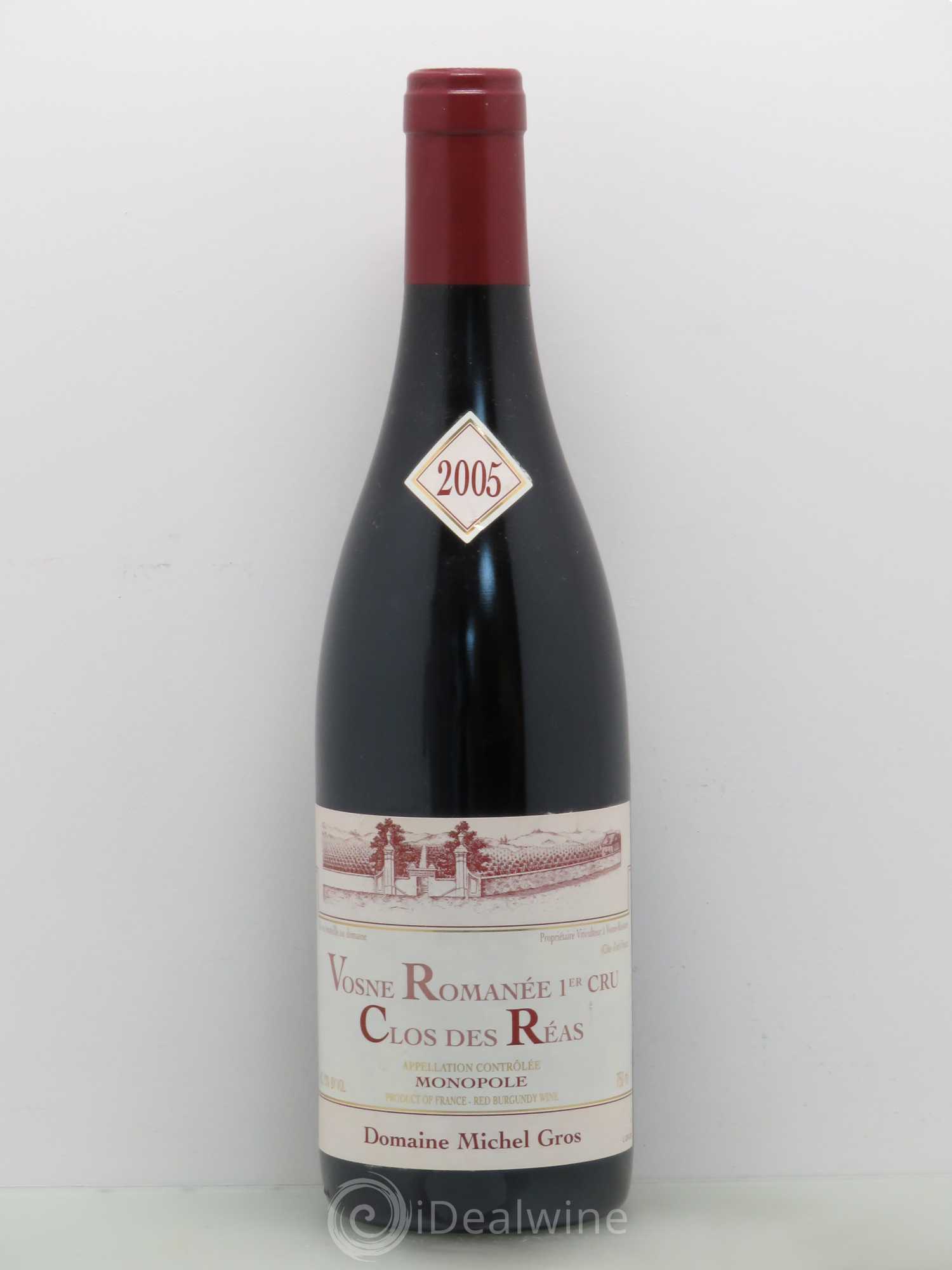 Vosne-Romanée 1er Cru Clos Des Reas Michel Gros 2005 - Posten von 1 Flasche - 0