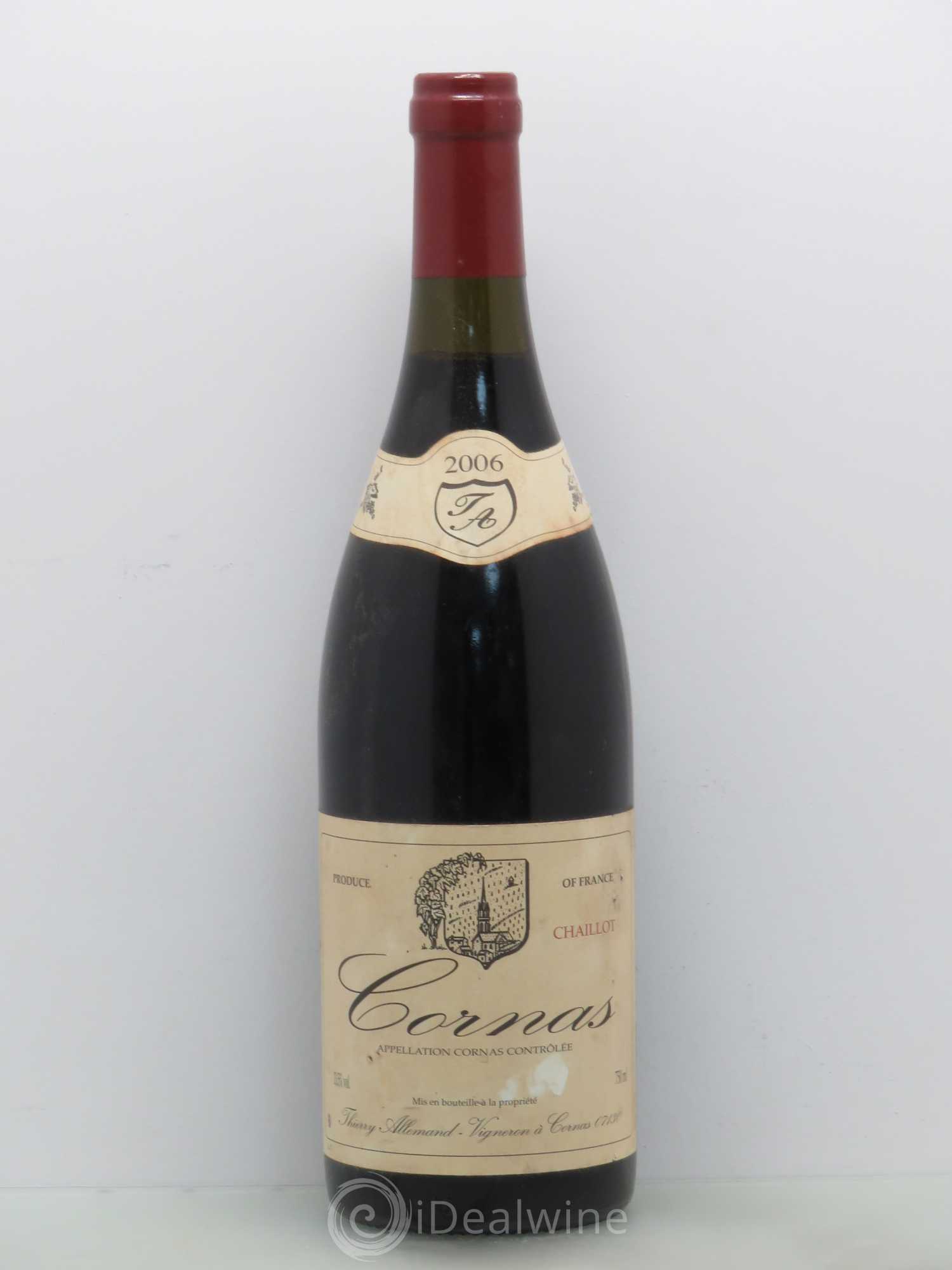 Cornas Chaillot Thierry Allemand 2006 - Lot de 1 bouteille - 0