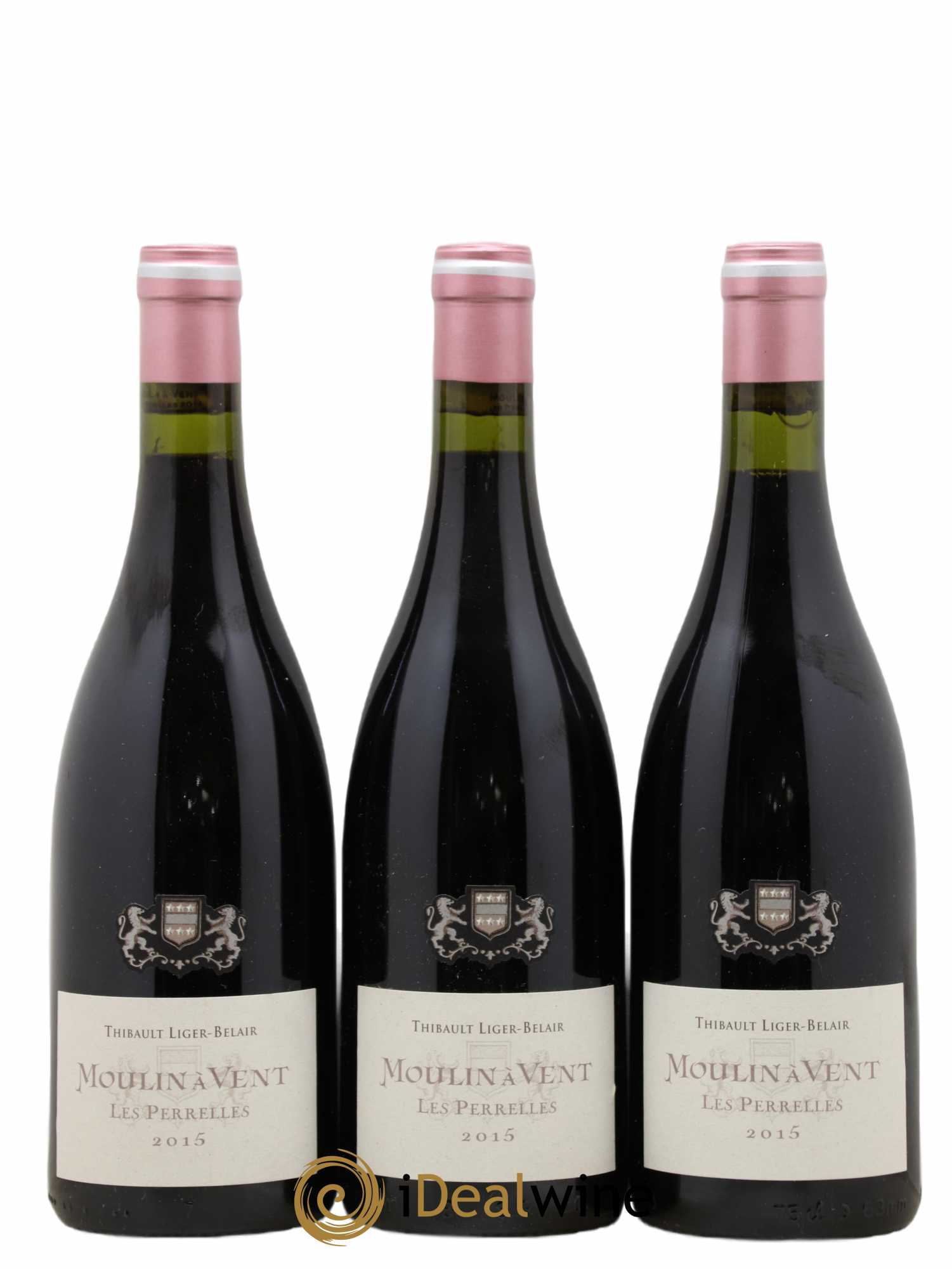 Moulin à Vent Les Pérelles Thibault Liger Belair 2015 - Lot of 3 bottles - 0