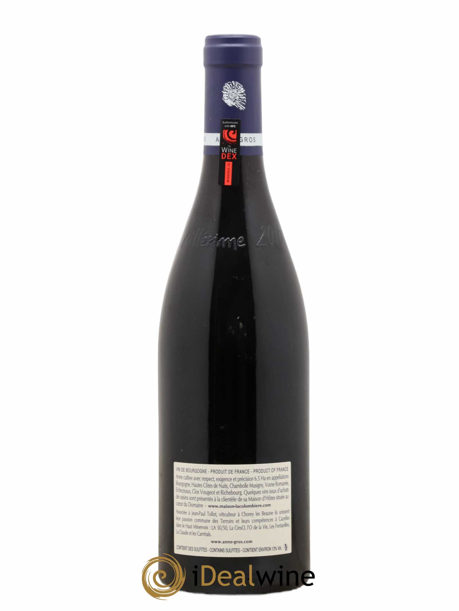 Richebourg Grand Cru Anne Gros 2015 - Lot de 1 bouteille - 1