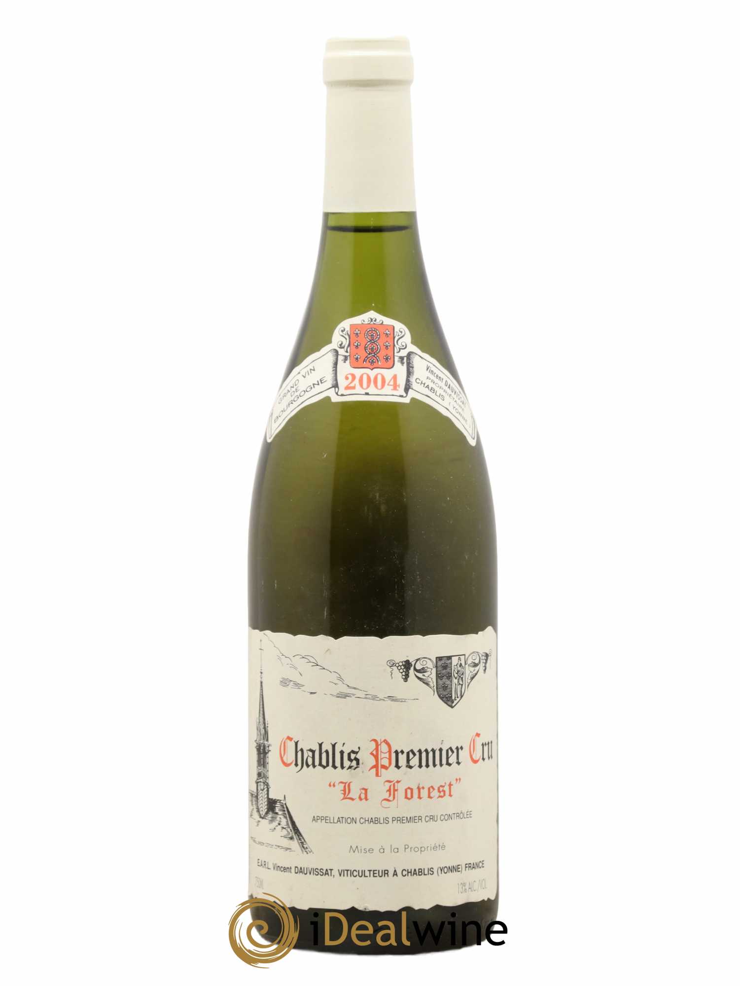 Chablis 1er Cru La Forest Vincent Dauvissat (Domaine) 2004 - Lot de 1 bouteille - 0