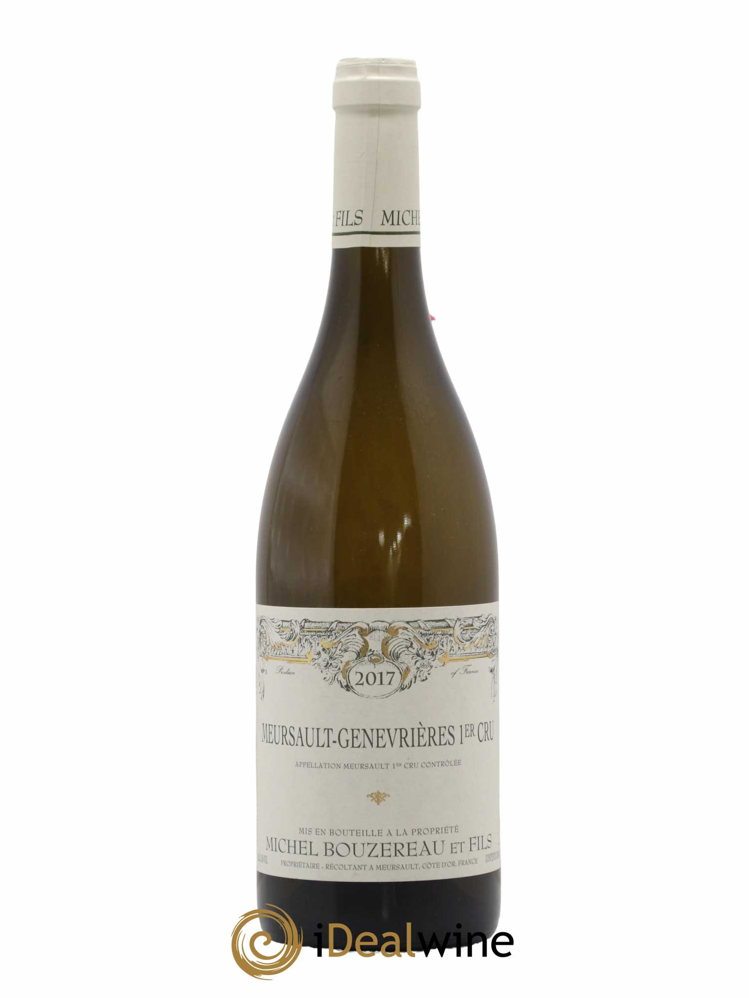 Meursault 1er Cru Les Genevrières Michel Bouzereau et Fils (Domaine) 2017 - Lot de 1 bouteille - 0