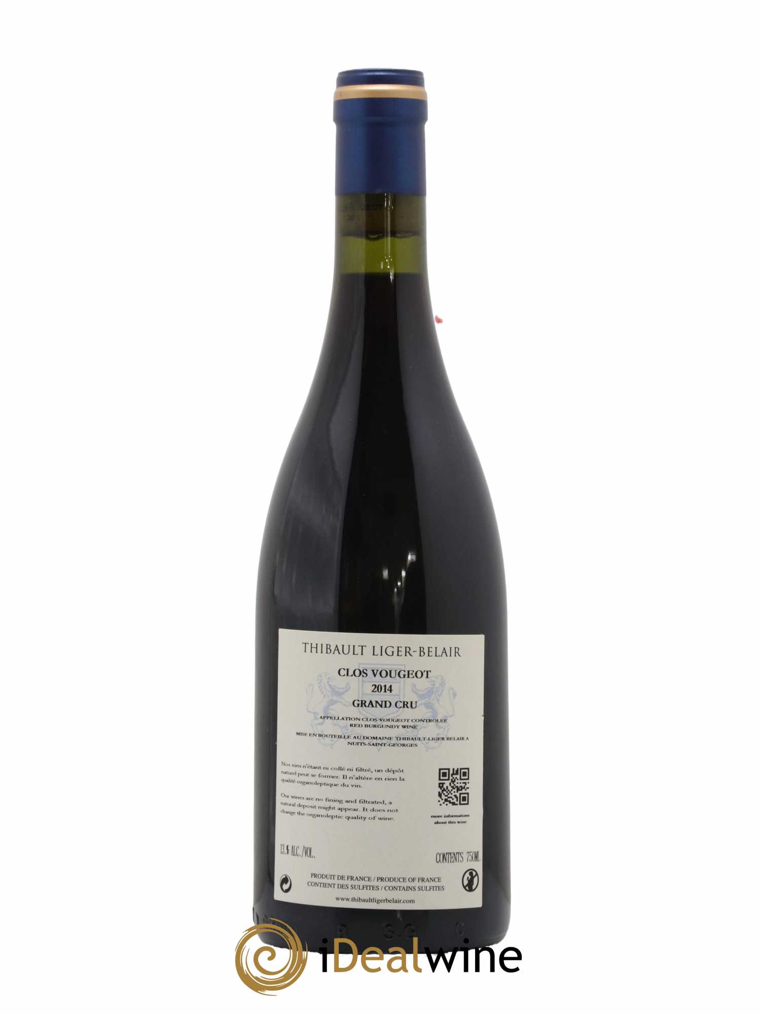 Clos de Vougeot Grand Cru Thibault Liger-Belair 2014 - Lot de 1 bouteille - 1