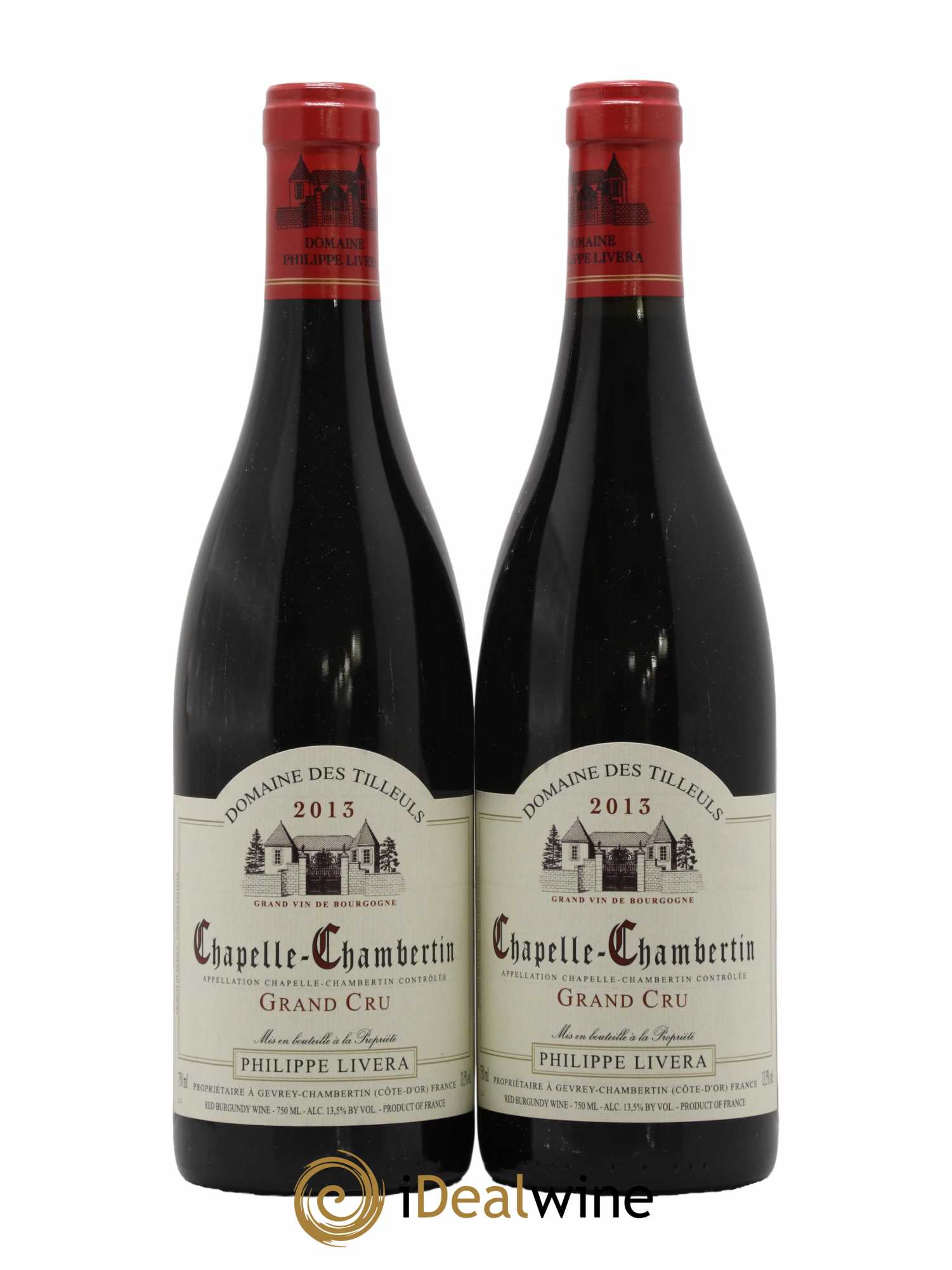 Chapelle-Chambertin Grand Cru Tilleuls (Domaine des) - Philippe Livera 2013 - Lot de 2 bouteilles - 0
