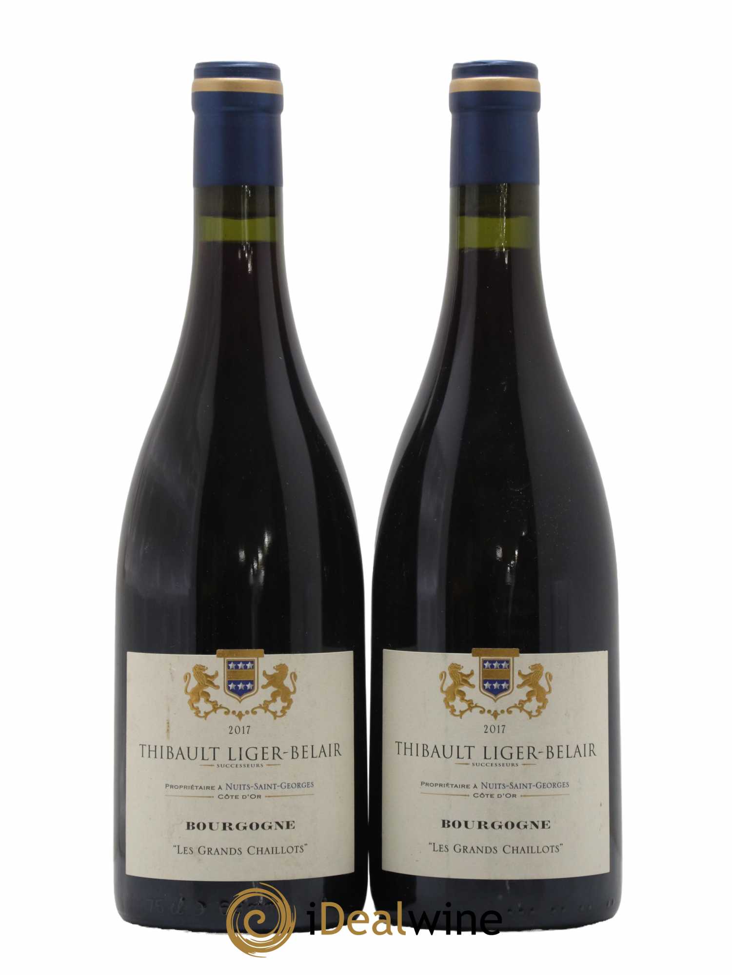 Bourgogne Les Grands Chaillots Thibault Liger-Belair Successeurs 2017 - Lot de 2 bouteilles - 0