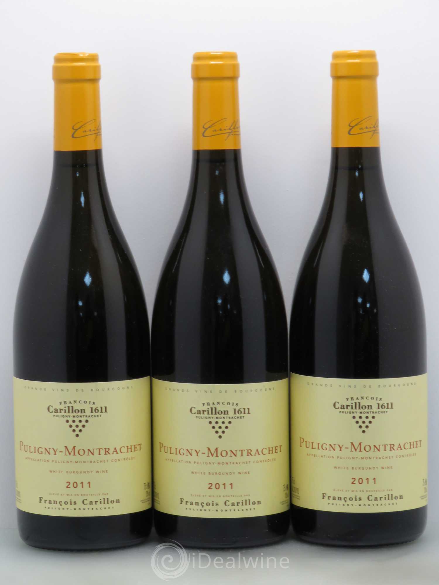 Puligny-Montrachet François Carillon 2011 - Posten von 3 Flaschen - 0