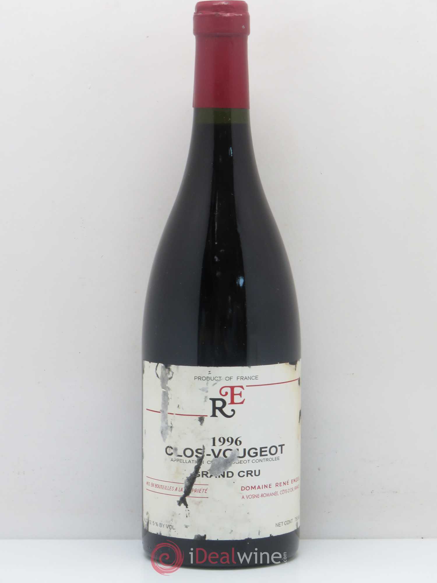 Clos de Vougeot Grand Cru Domaine René Engel - Domaine Eugénie 1996 - Lot de 1 bouteille - 0