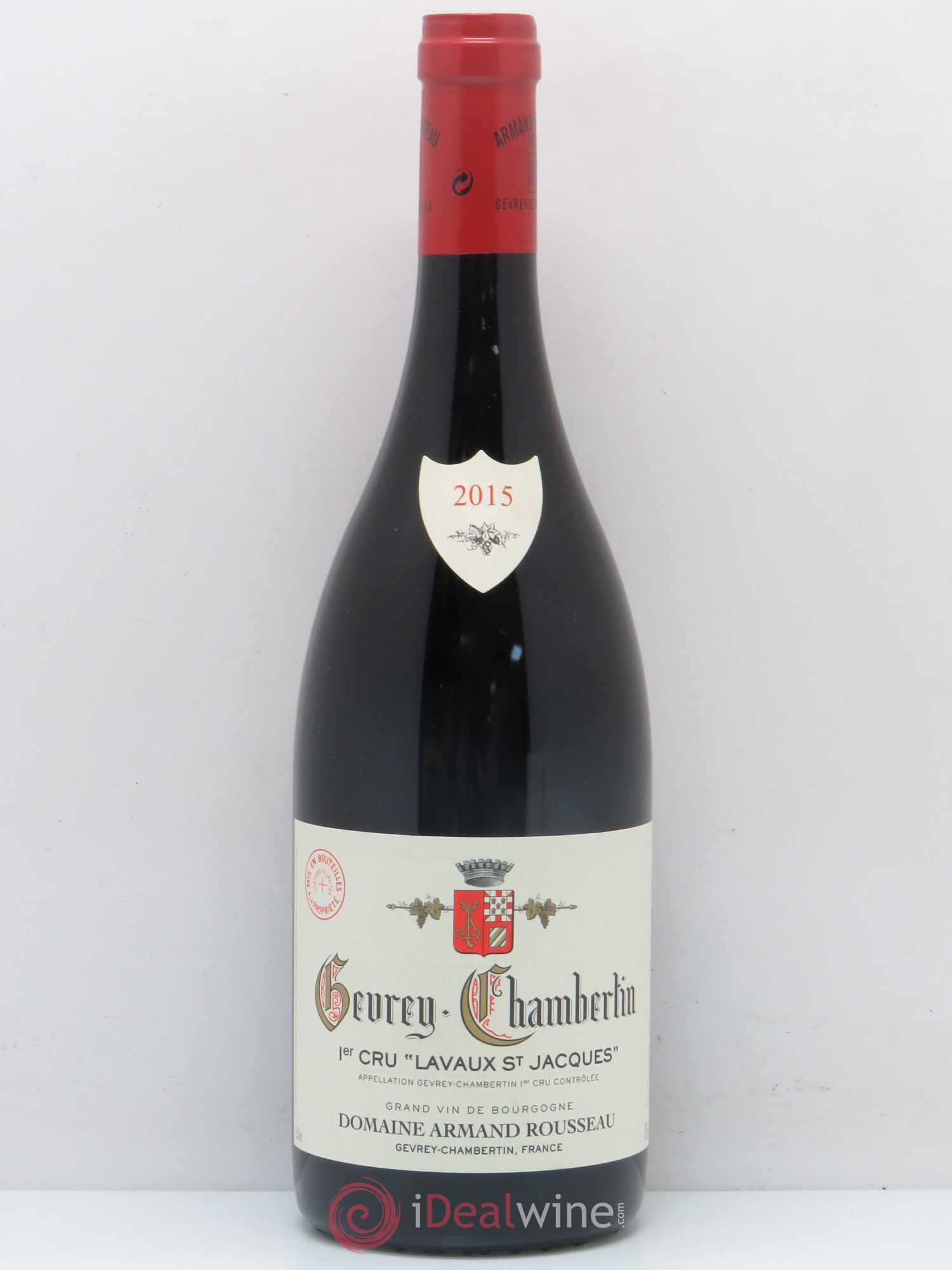 Gevrey-Chambertin 1er Cru Lavaux Saint Jacques Armand Rousseau (Domaine) 2015 - Lot de 1 bouteille - 0