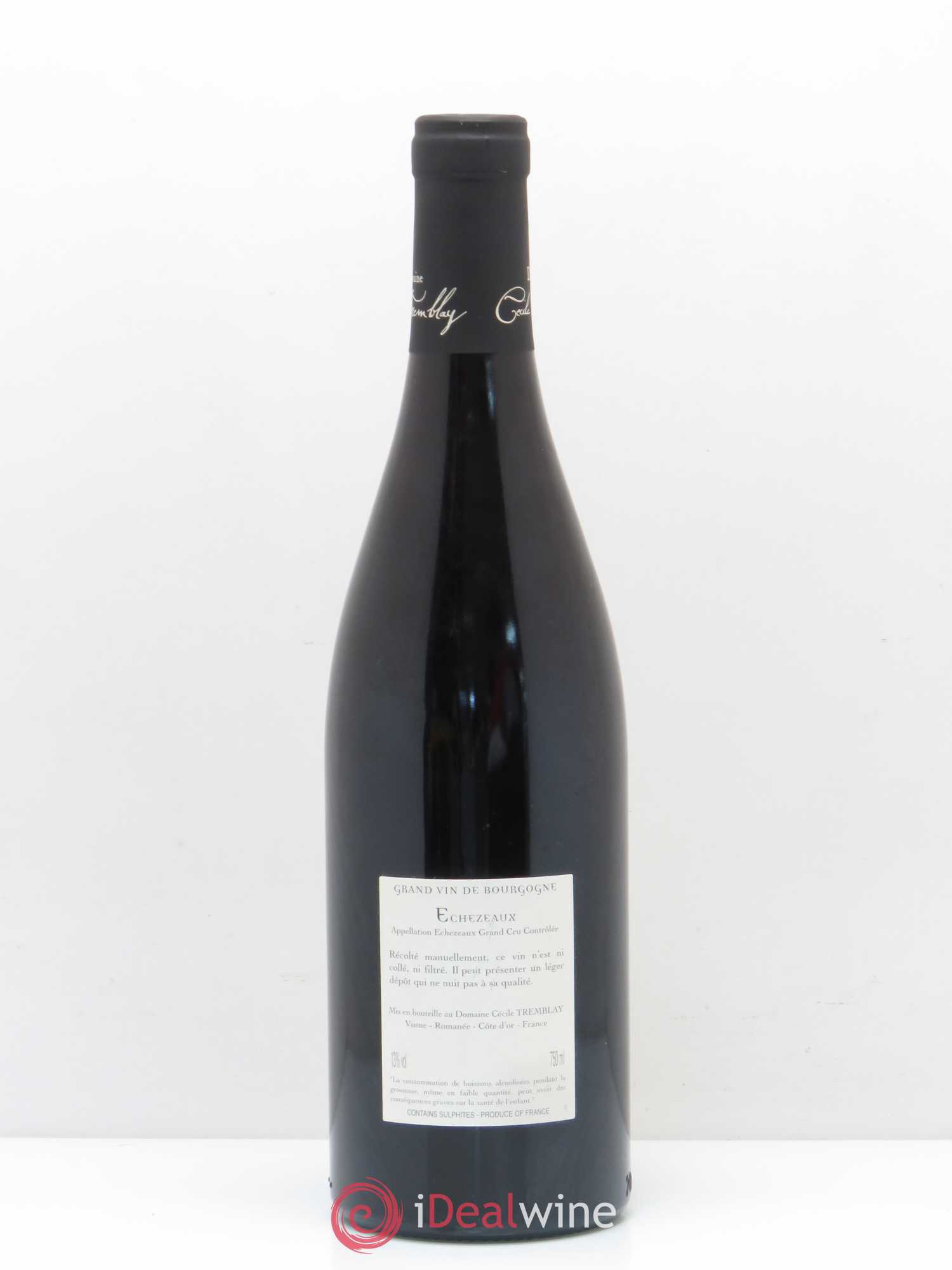 Echezeaux Grand Cru du dessus Cécile Tremblay 2010 - Lot de 1 bouteille - 1