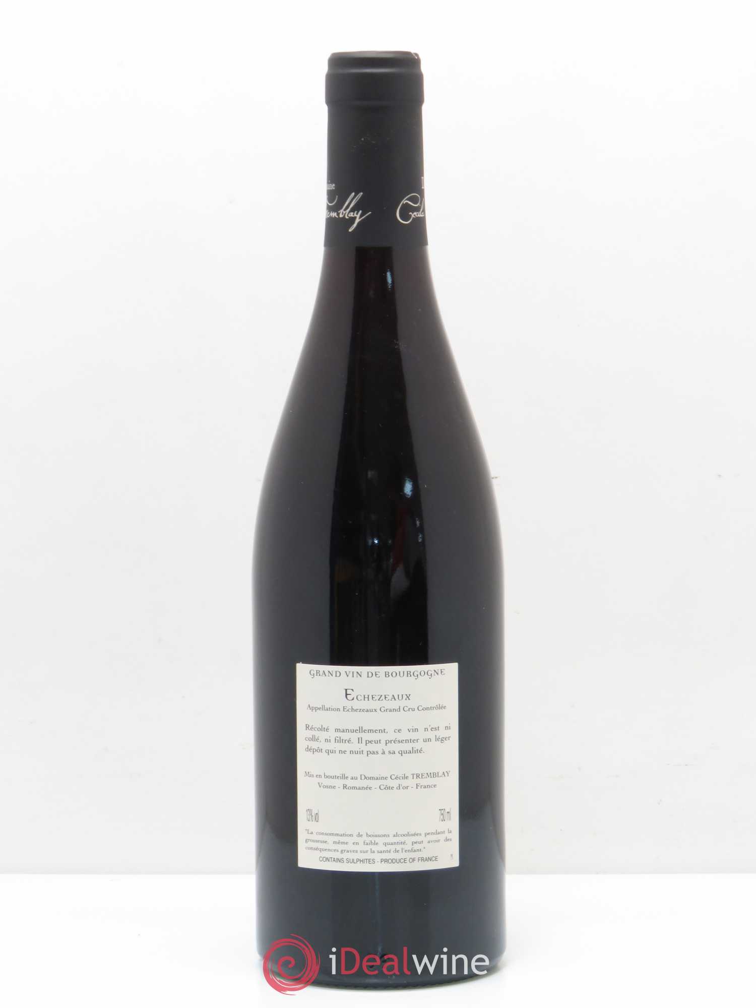 Echezeaux Grand Cru du dessus Cécile Tremblay 2011 - Lot de 1 bouteille - 1