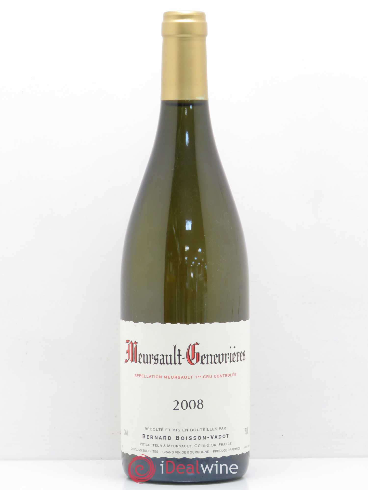 Meursault 1er Cru Les Genevrières Boisson-Vadot 2008 - Posten von 1 Flasche - 0