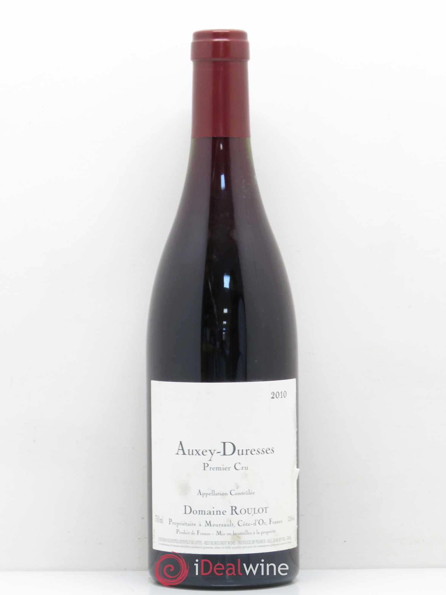 Auxey-Duresses 1er Cru Roulot (Domaine) 2010 - Lot de 1 bouteille - 0