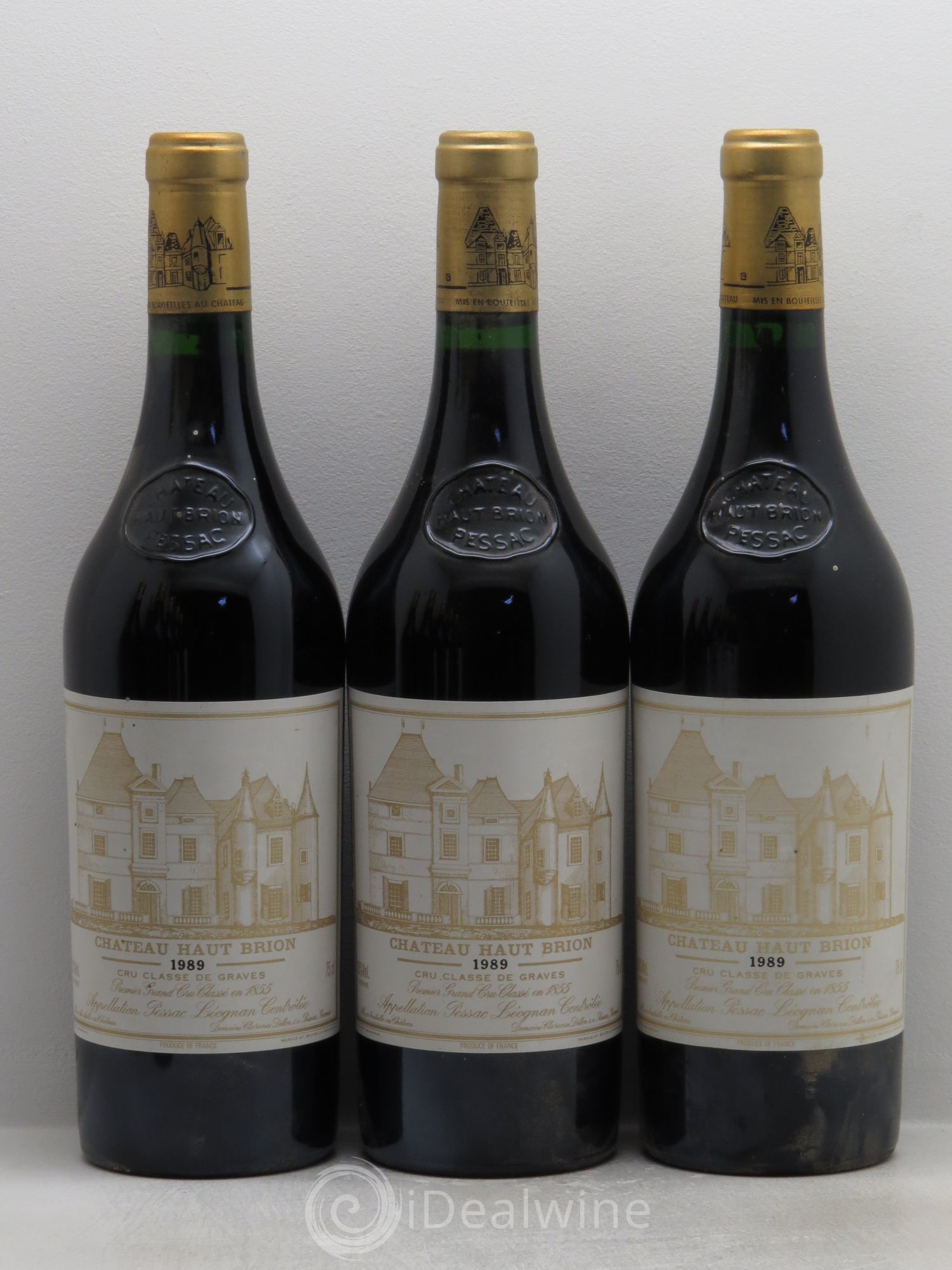 Château Haut Brion 1er Grand Cru Classé 1989 - Lot de 12 bouteilles - 1