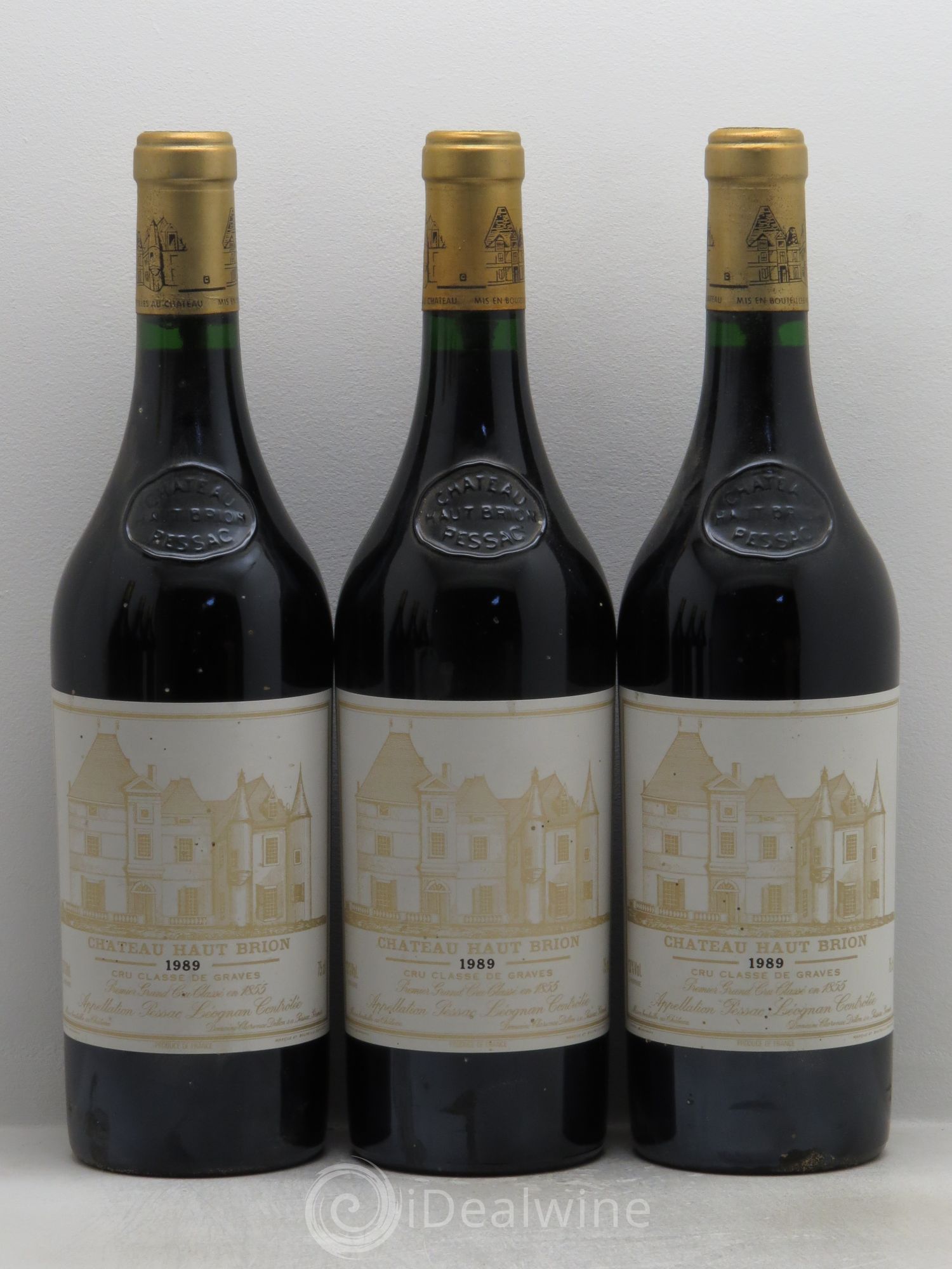 Château Haut Brion 1er Grand Cru Classé 1989 - Lot de 12 bouteilles - 3