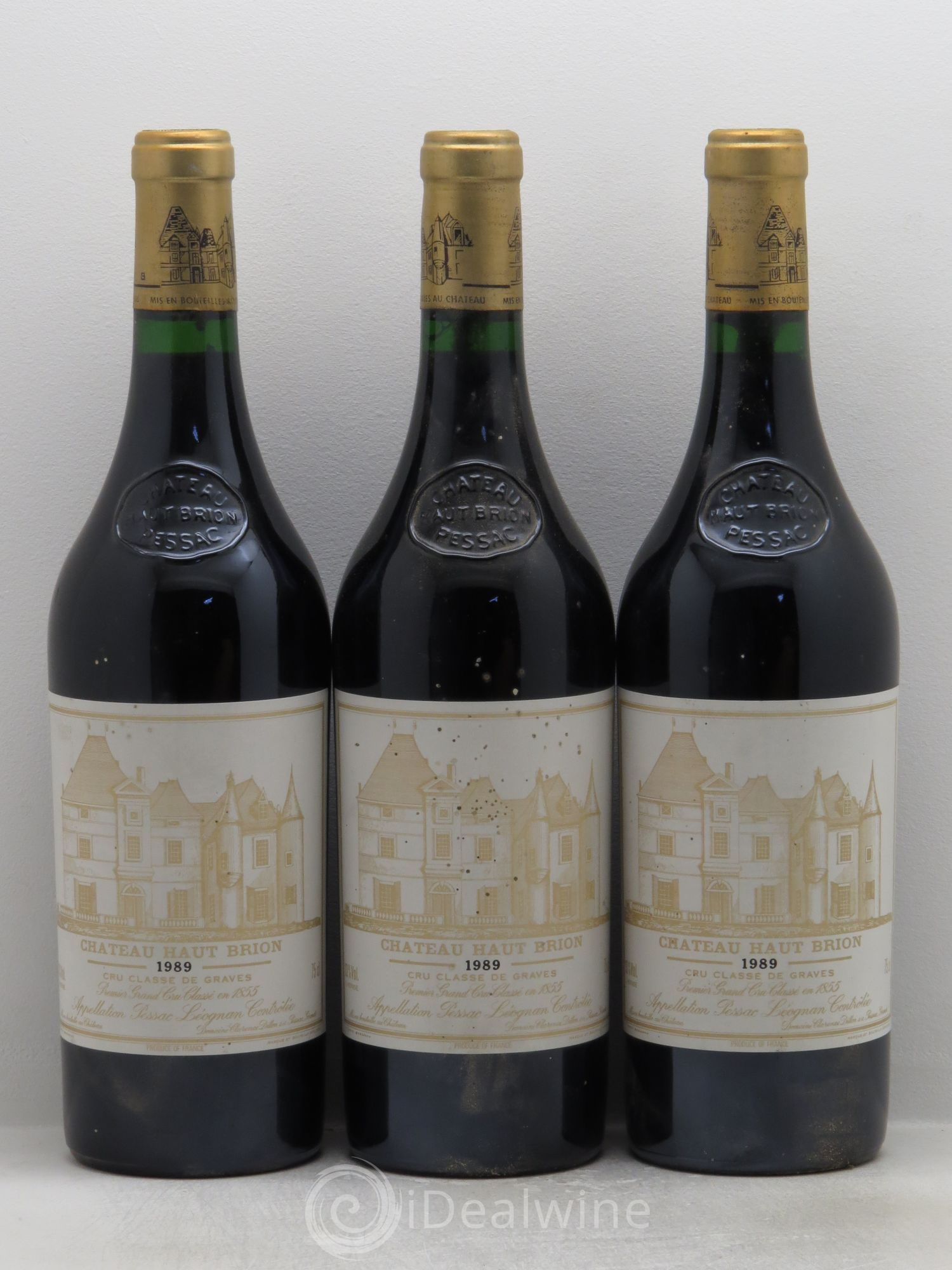 Château Haut Brion 1er Grand Cru Classé 1989 - Lot de 12 bouteilles - 4
