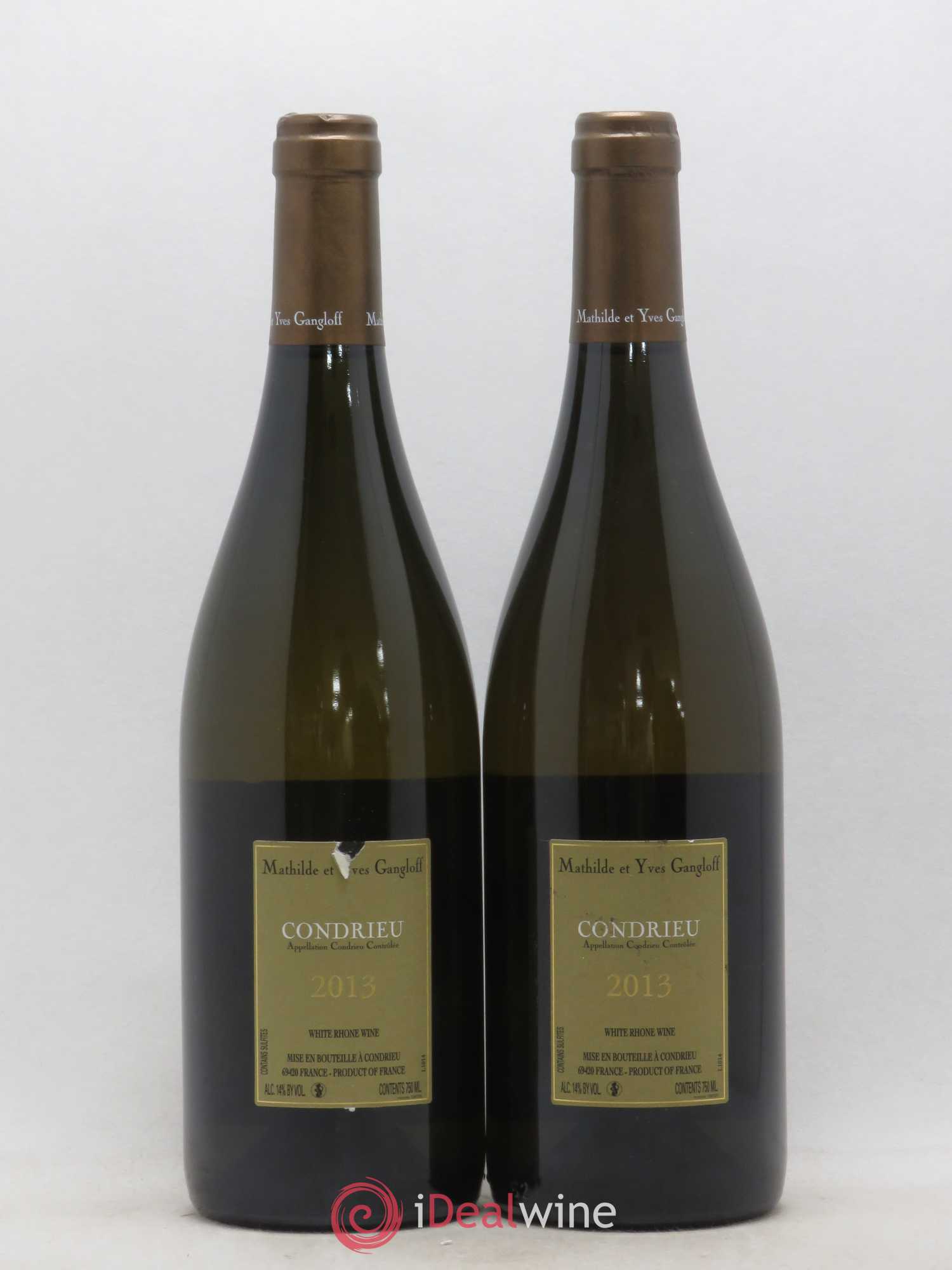 Condrieu Domaine Gangloff (Domaine) 2013 - Lot de 2 bouteilles - 1