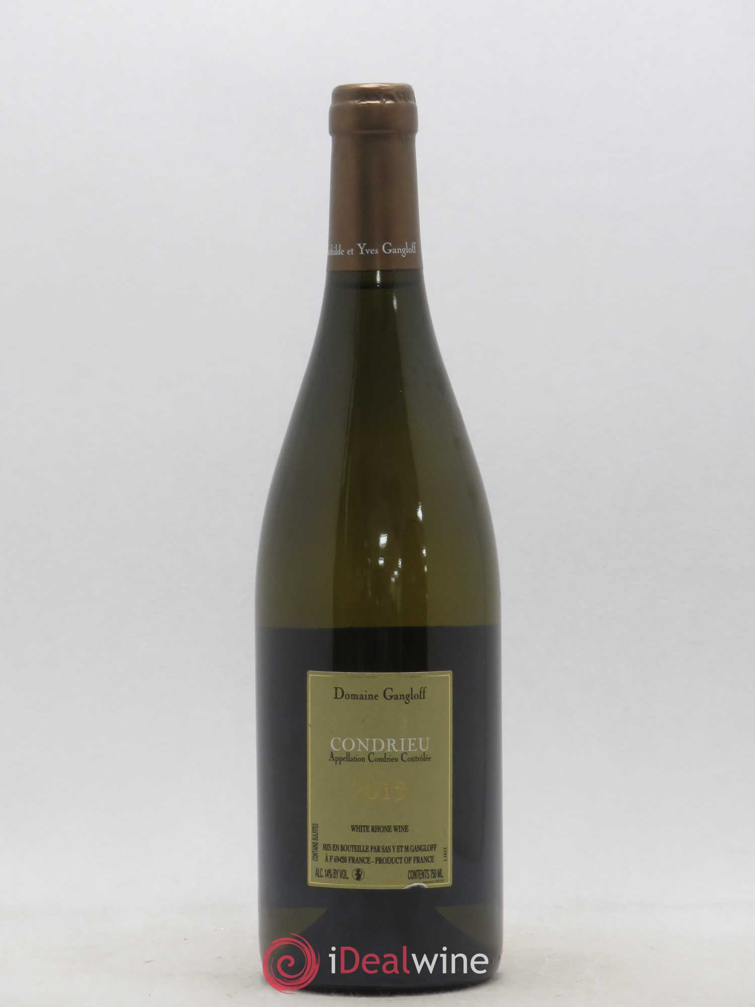 Condrieu Domaine Gangloff (Domaine) 2015 - Lot de 1 bouteille - 1