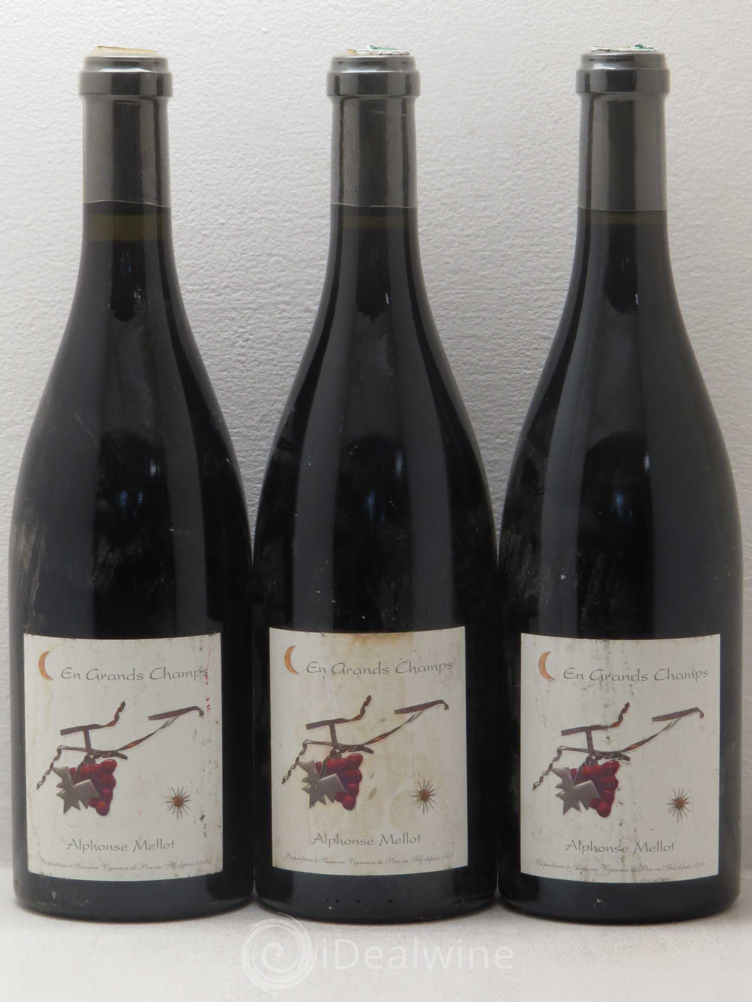 Sancerre En Grands Champs Alphonse Mellot 2002 - Lot de 3 bouteilles - 0