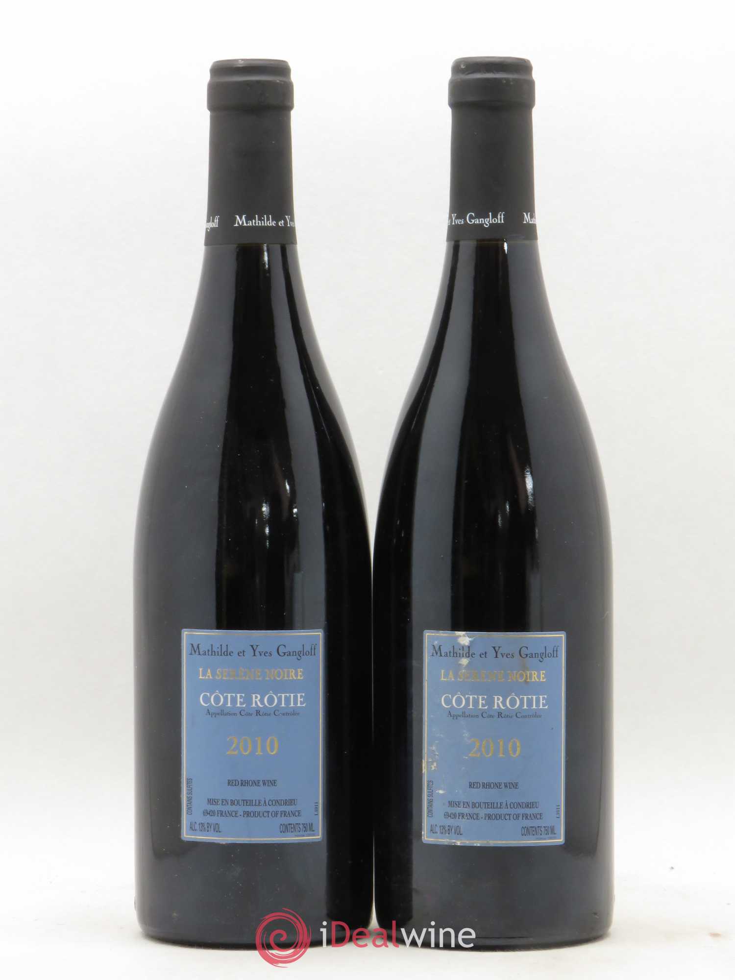 Côte-Rôtie La Sereine Noire Gangloff (Domaine) 2010 - Lot de 2 bouteilles - 1