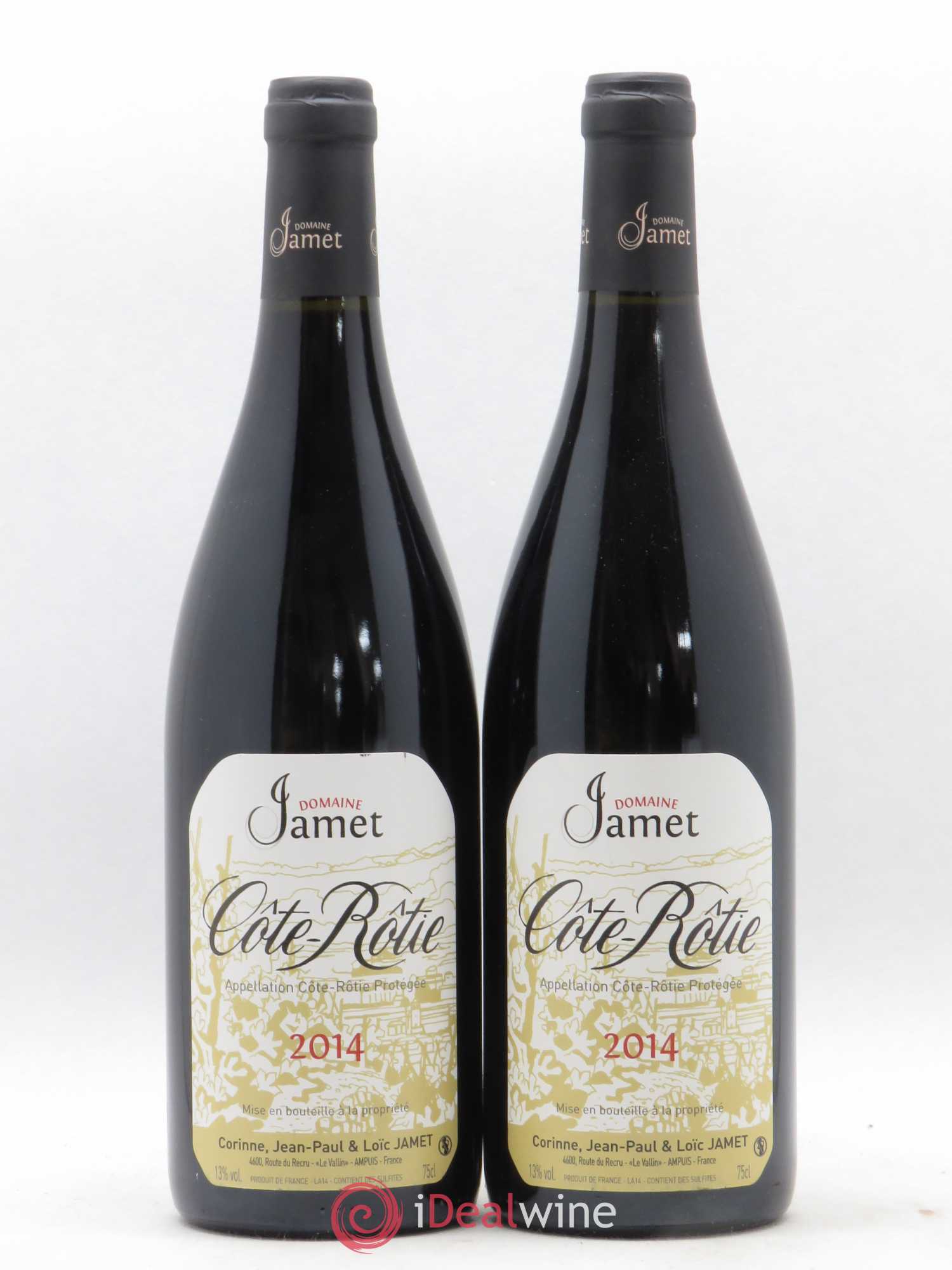 Côte-Rôtie Jamet (Domaine) 2014 - Lot de 2 bouteilles - 0