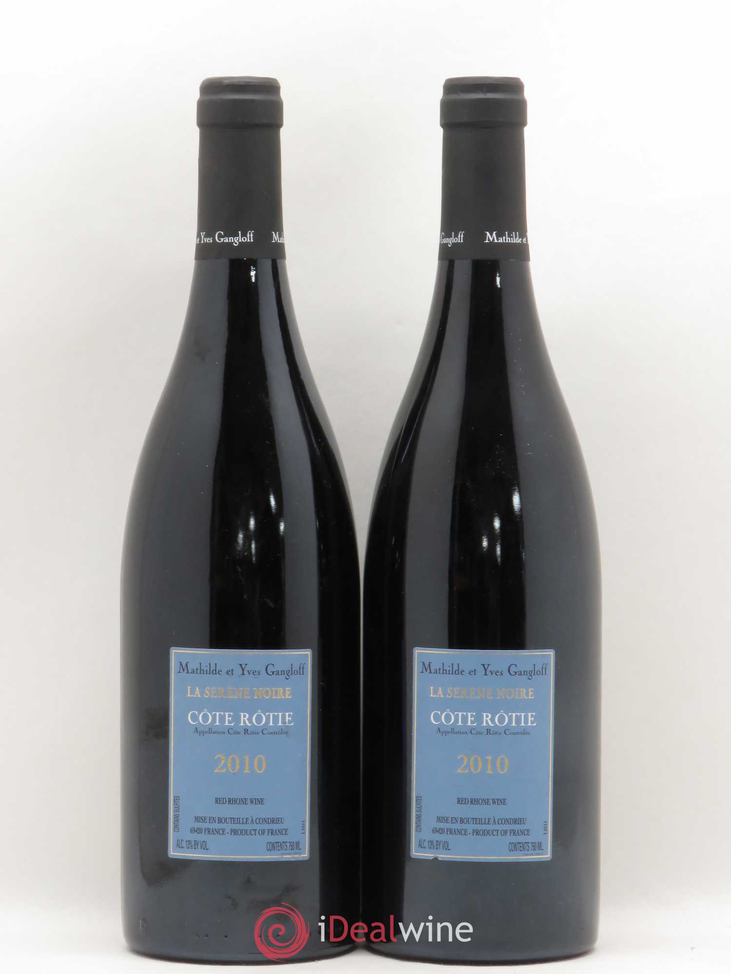 Côte-Rôtie La Sereine Noire Gangloff (Domaine) 2010 - Lot de 2 bouteilles - 1
