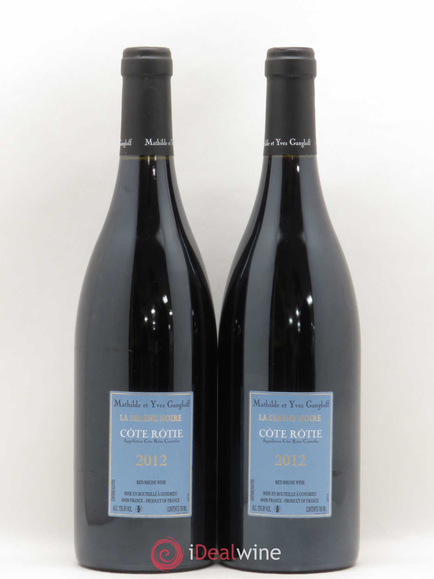 Côte-Rôtie La Sereine Noire Gangloff (Domaine) 2012 - Lot de 2 bouteilles - 1