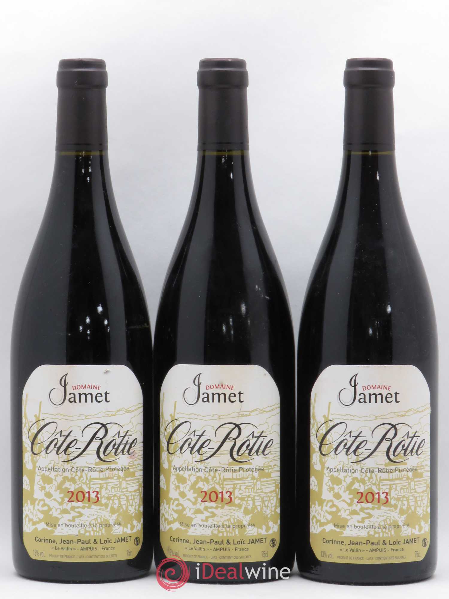 Côte-Rôtie Jamet (Domaine) 2013 - Lot de 3 bouteilles - 0