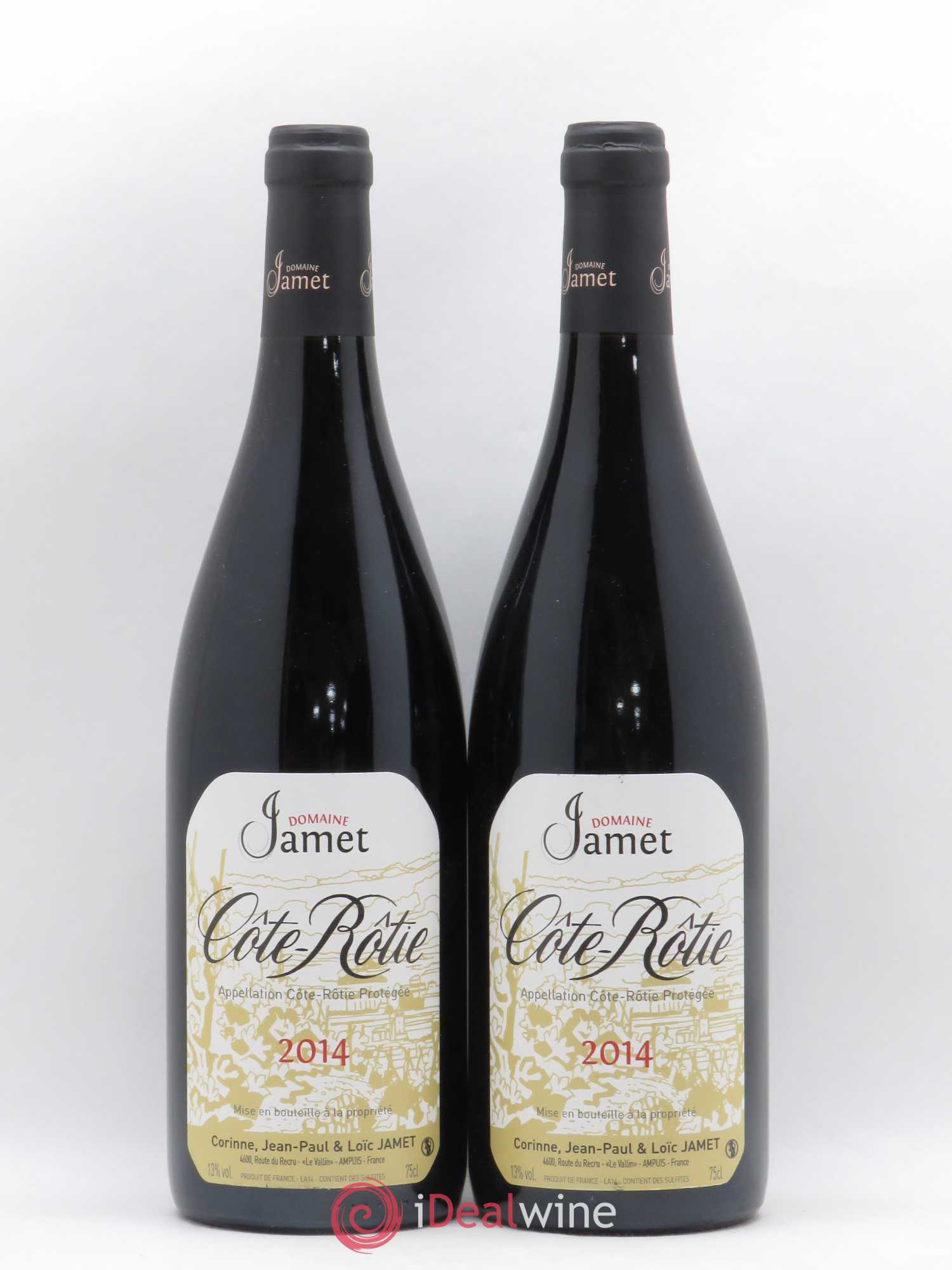 Côte-Rôtie Jamet (Domaine) 2014 - Lot de 2 bouteilles - 0
