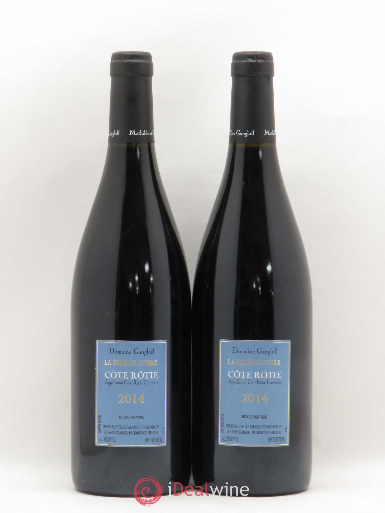 Côte-Rôtie La Sereine Noire Gangloff (Domaine) 2014 - Lot de 2 bouteilles - 1