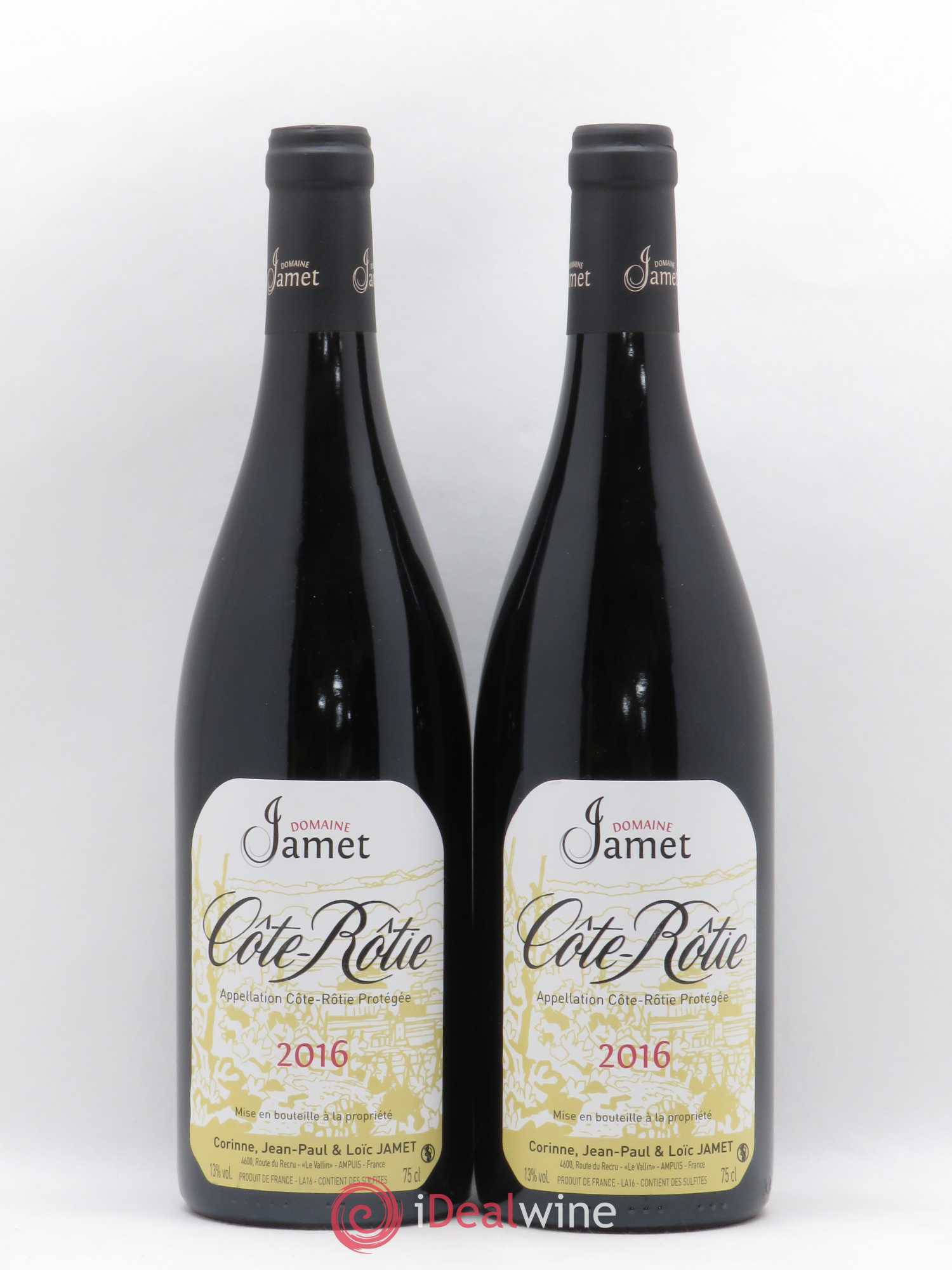 Côte-Rôtie Jamet (Domaine) 2016 - Lot de 2 bouteilles - 0