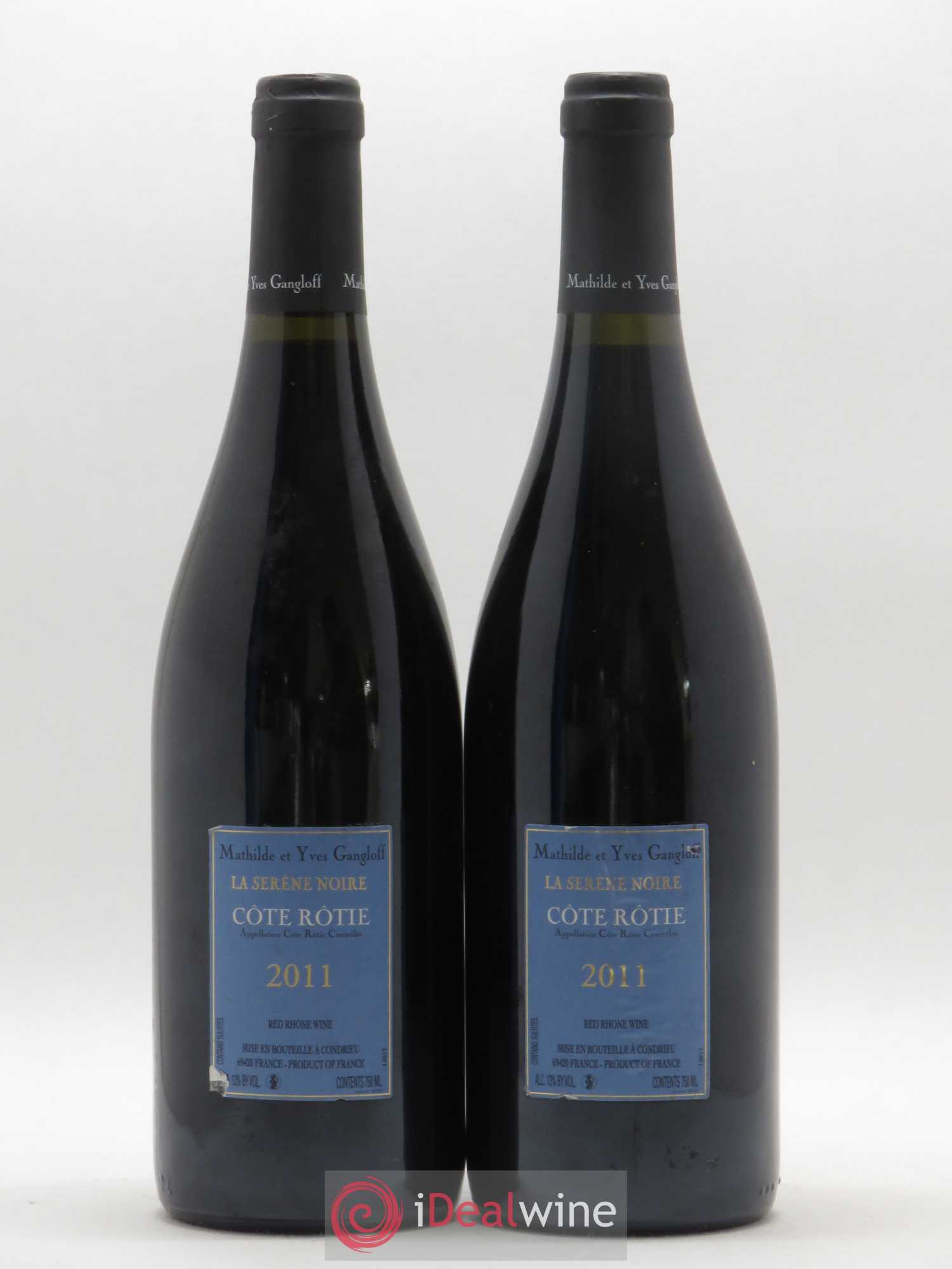 Côte-Rôtie La Sereine Noire Gangloff (Domaine) 2011 - Lot de 2 bouteilles - 1