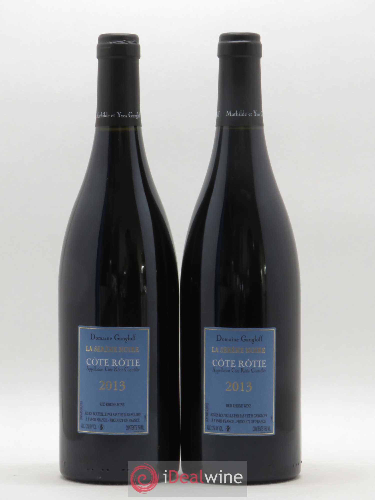 Côte-Rôtie La Sereine Noire Gangloff (Domaine) 2013 - Lot de 2 bouteilles - 1