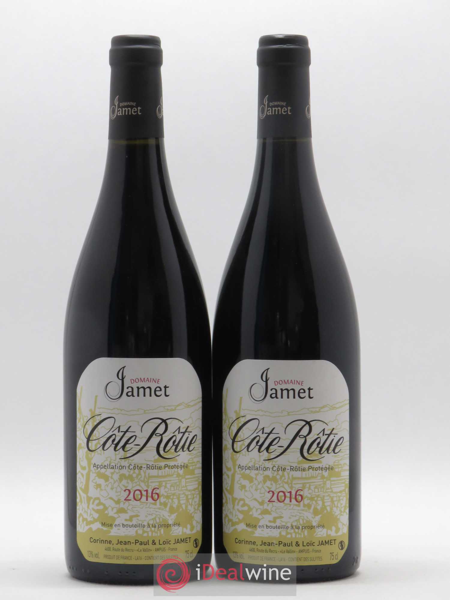 Côte-Rôtie Jamet (Domaine) 2016 - Lot de 2 bouteilles - 0