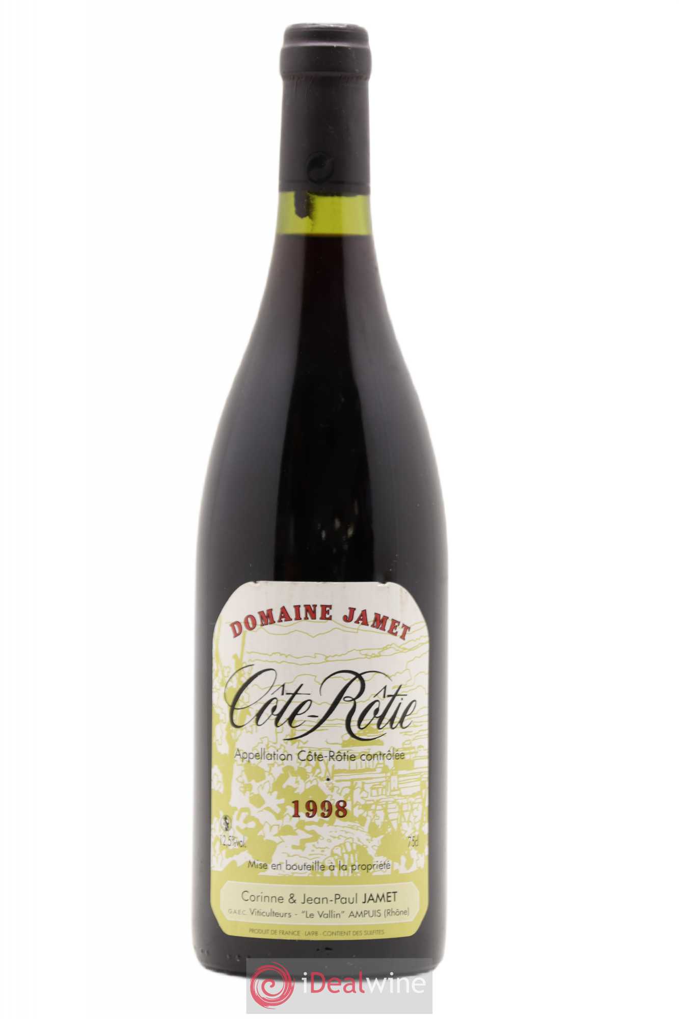 Côte-Rôtie Jamet (Domaine) 1998 - Lot de 1 bouteille - 0