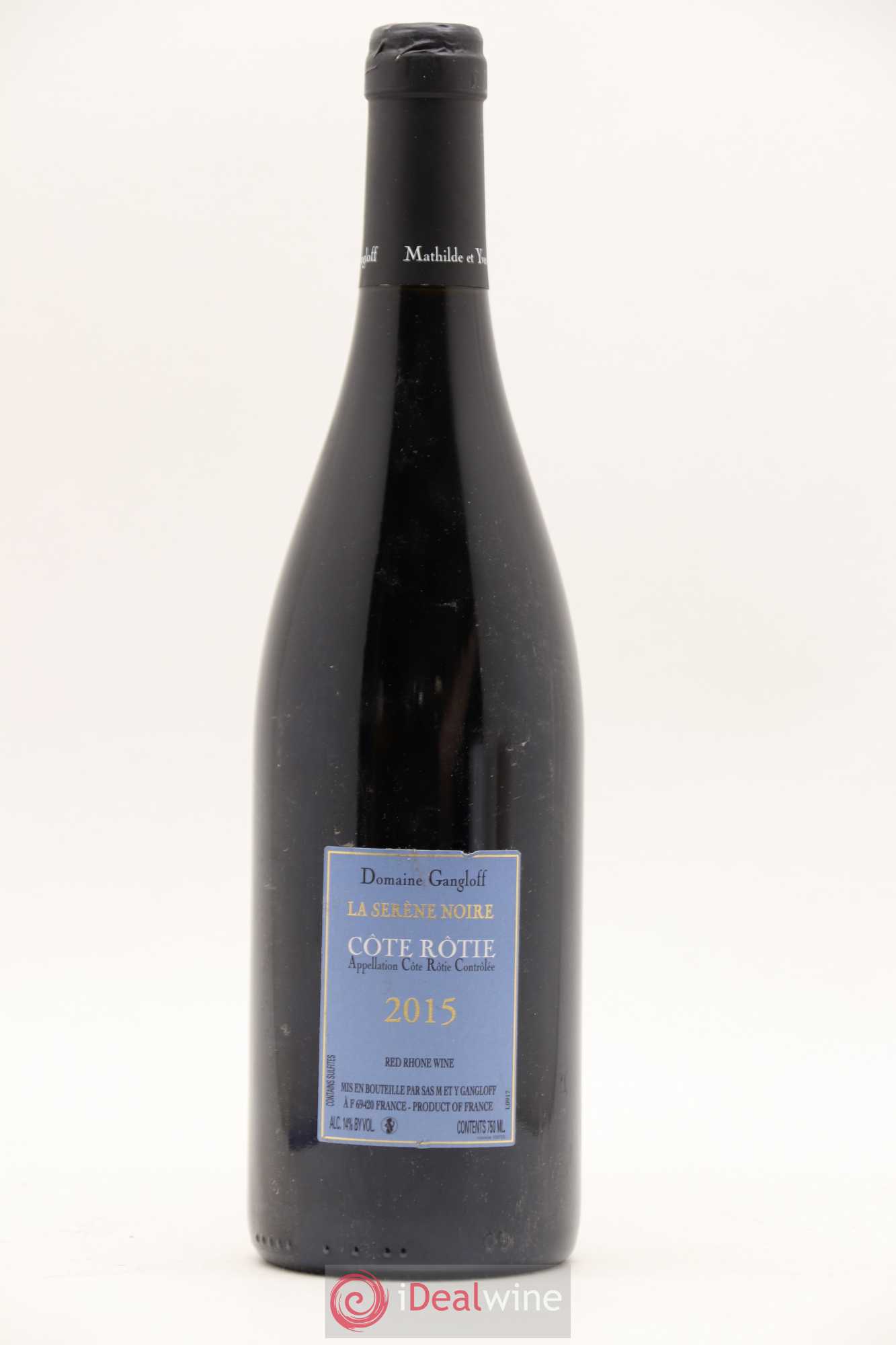 Côte-Rôtie La Sereine Noire Gangloff (Domaine) 2015 - Lot de 1 bouteille - 1