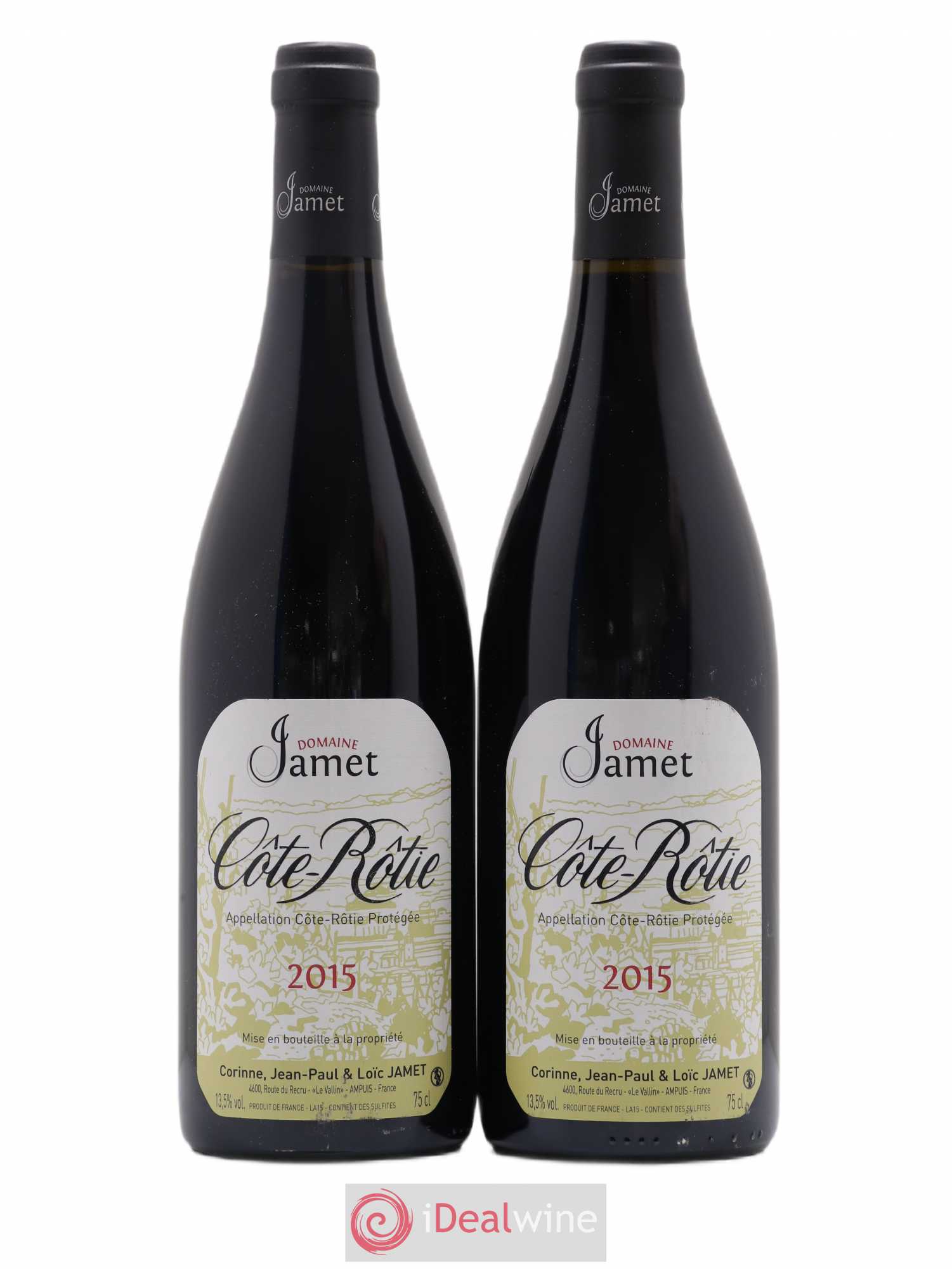 Côte-Rôtie Jamet (Domaine) 2015 - Lot de 2 bouteilles - 0