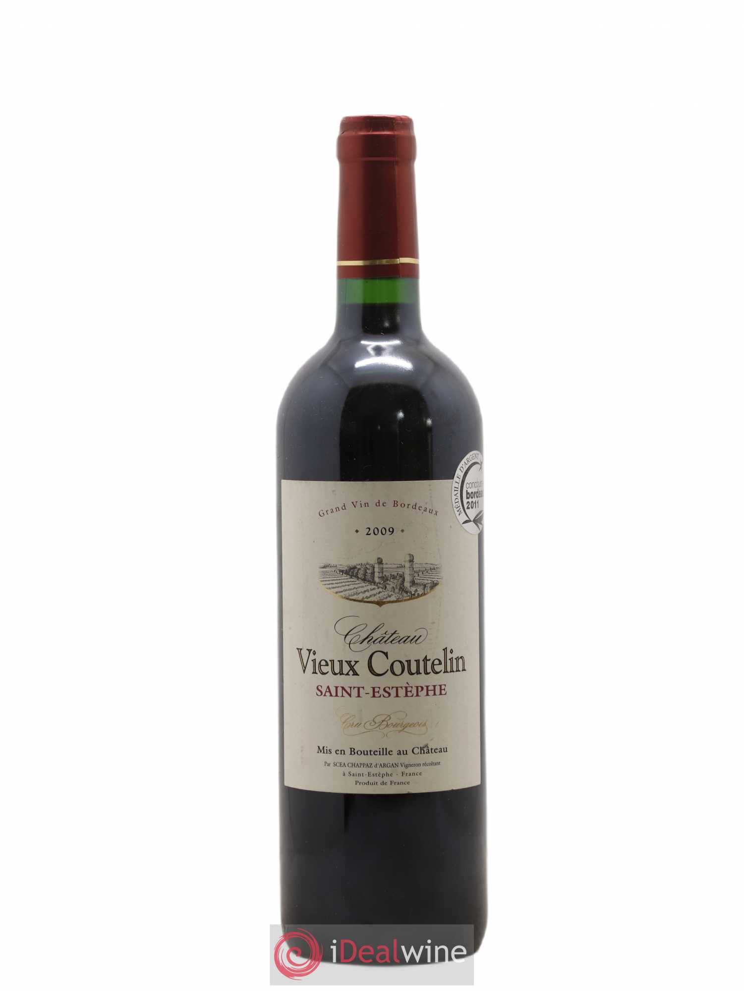 Saint-Estèphe Chateau Vieux Coutelin 2009 - Posten von 1 Flasche - 0
