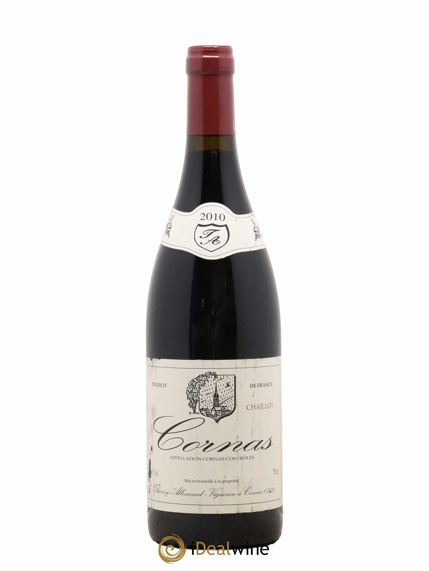 Cornas Chaillot Thierry Allemand 2010 - Lot de 1 bouteille - 0