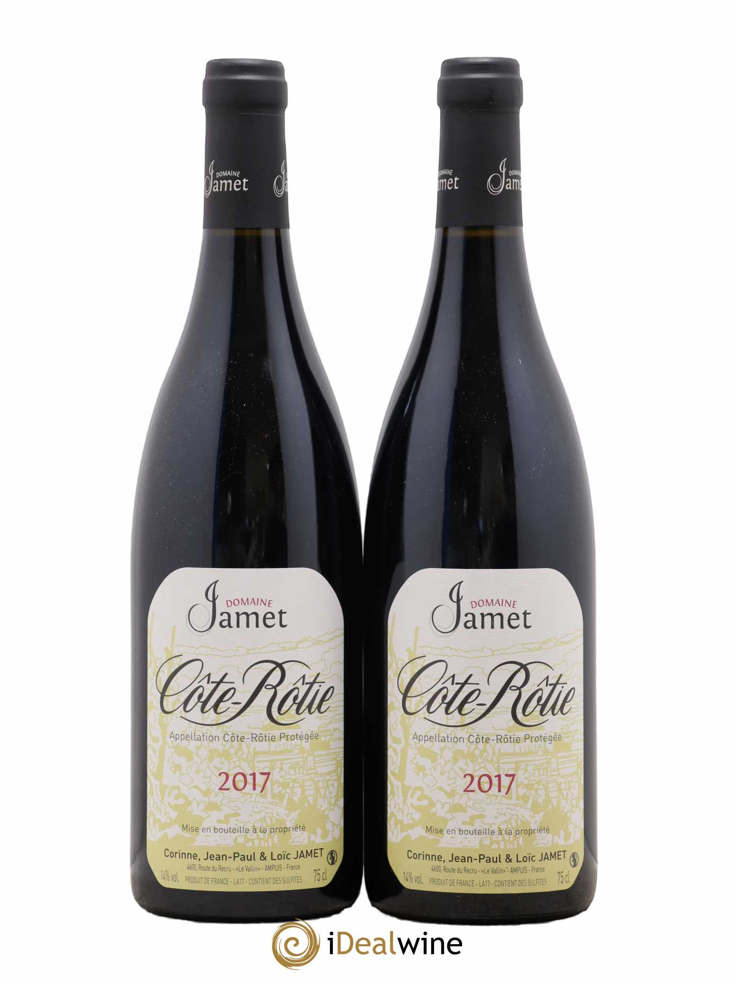Côte-Rôtie Jamet (Domaine) 2017 - Lot de 2 bouteilles - 0