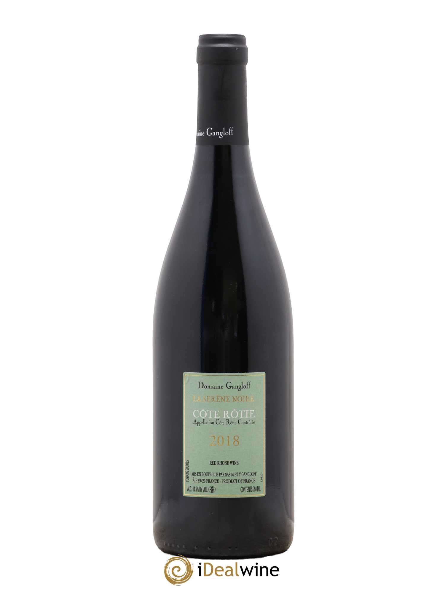 Côte-Rôtie La Sereine Noire Gangloff (Domaine) 2018 - Lot de 1 bouteille - 1