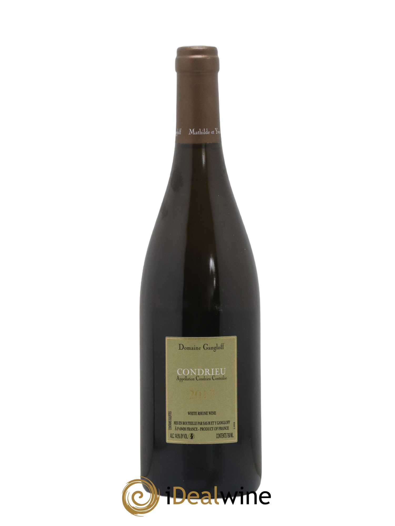 Condrieu Domaine Gangloff (Domaine) 2017 - Lot de 1 bouteille - 1