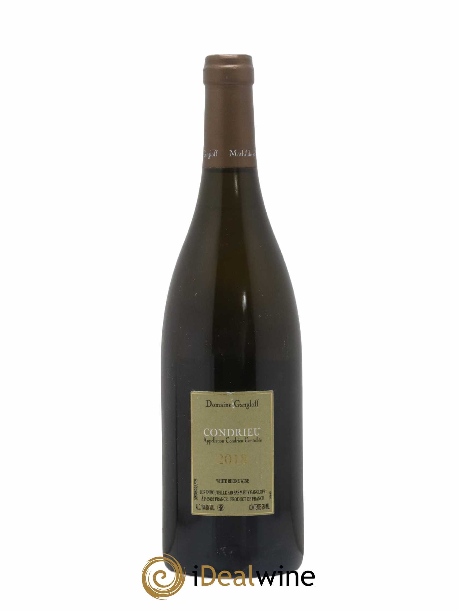 Condrieu Domaine Gangloff (Domaine) 2018 - Lot de 1 bouteille - 1