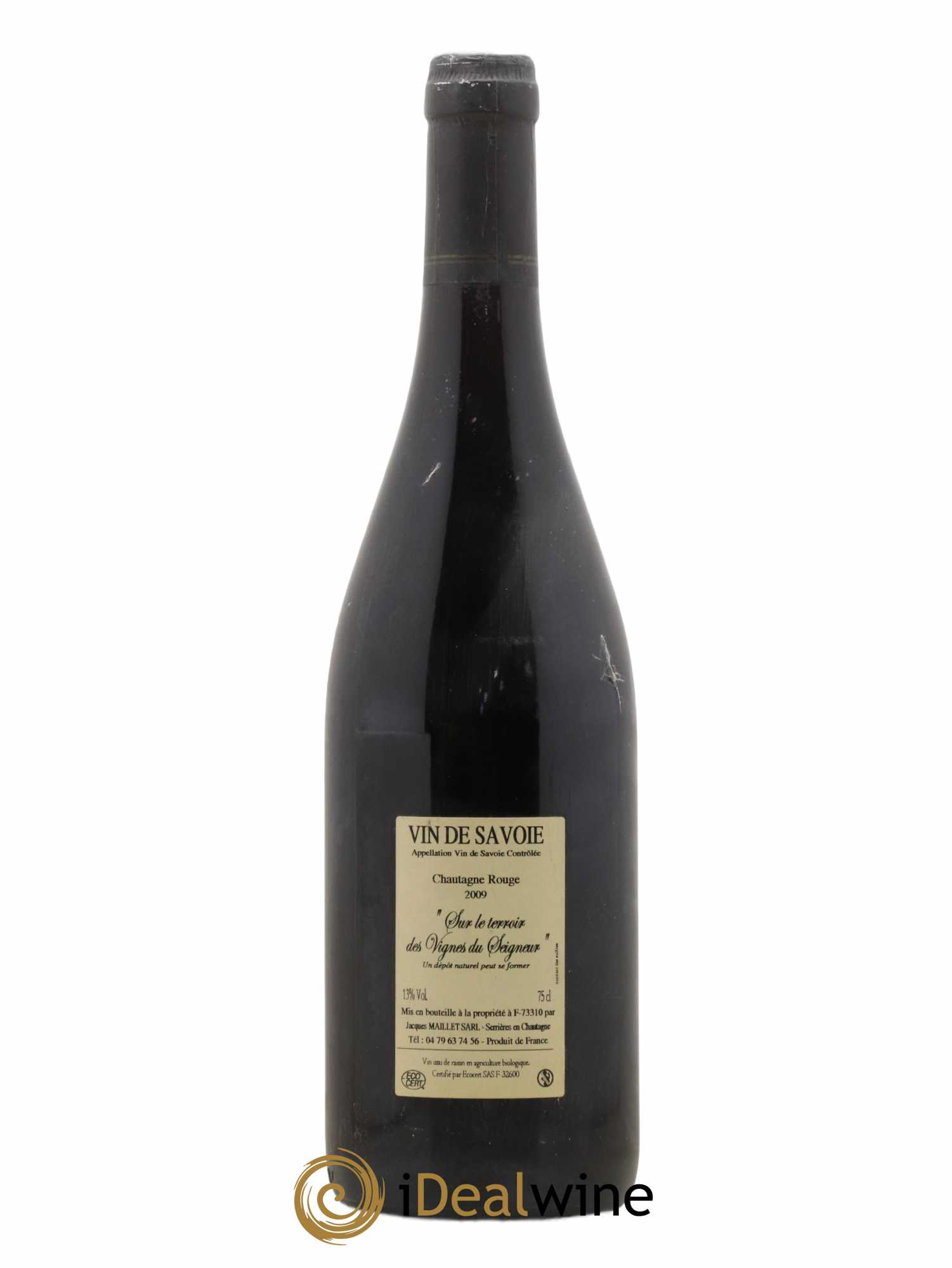 Vin de Savoie Chautagne Chautagne Mondeuse Jacques Maillet 2009 - Lot of 1 bottle - 1