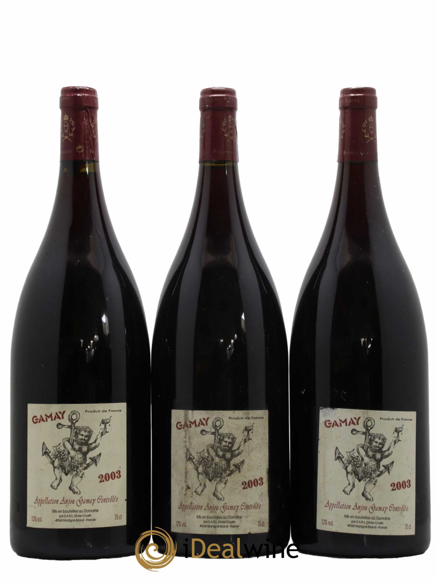 Anjou Gamay Olivier Cousin 2003 - Lot of 3 magnums - 0