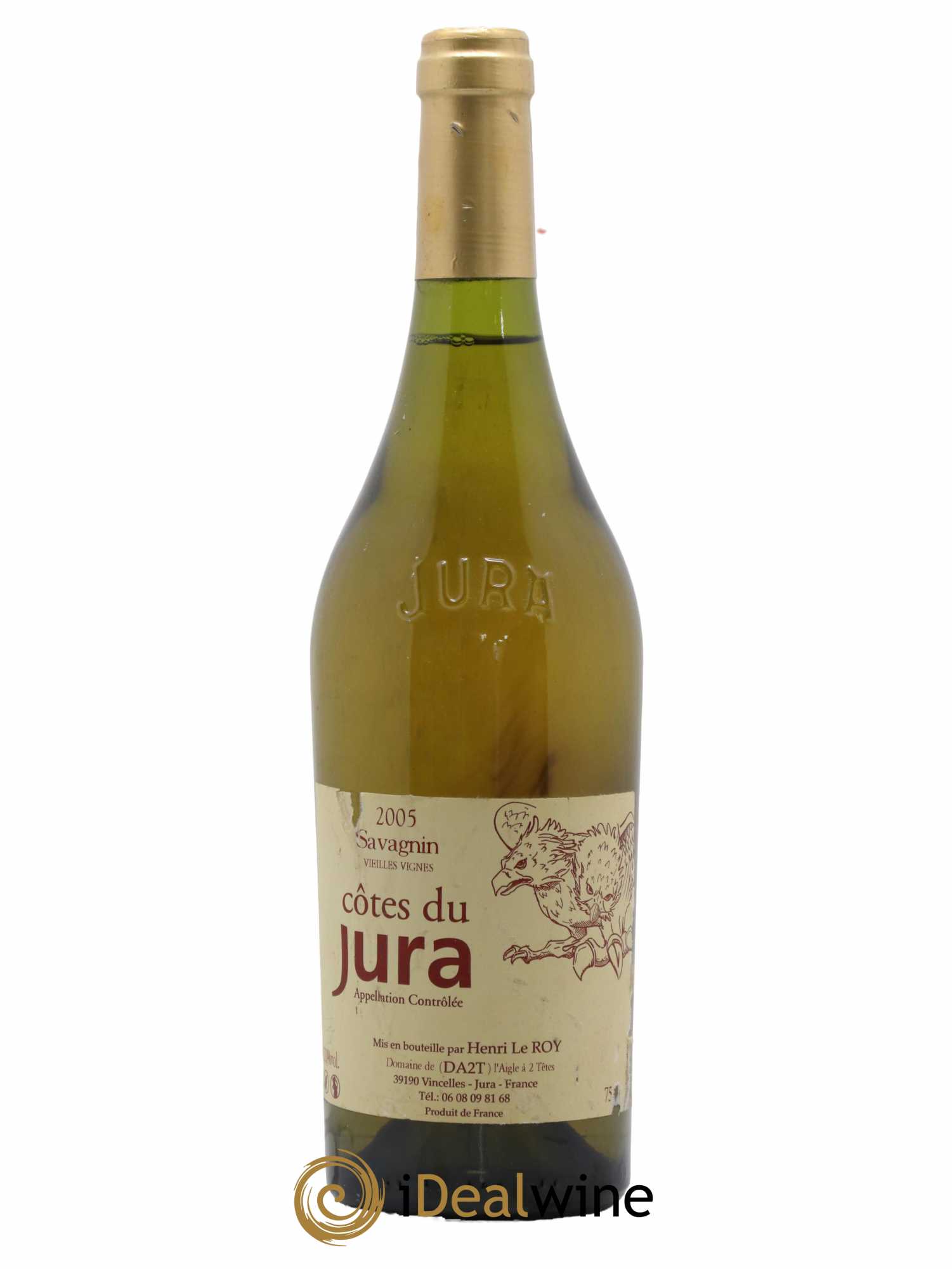 Côtes du Jura Savagnin Vieilles vignes Henri Le Roy 2005 - Lot de 1 bouteille - 0