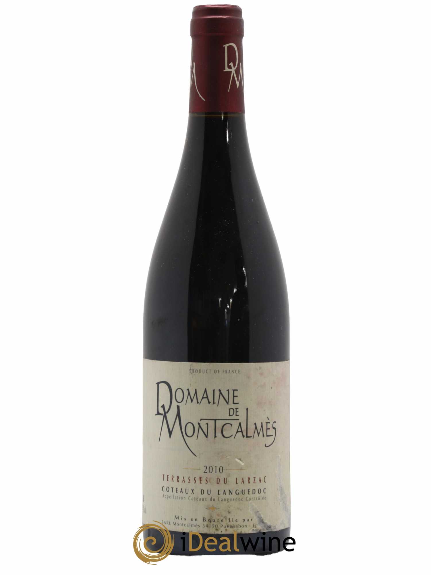 Terrasses du Larzac Domaine de Montcalmès Frédéric Pourtalié 2010 - Lot de 1 bouteille - 0
