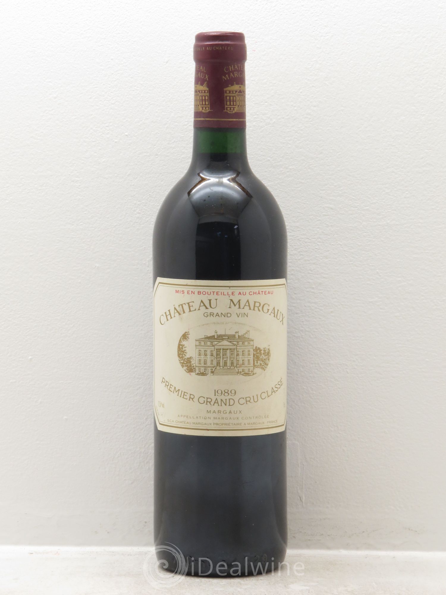 Château Margaux 1er Grand Cru Classé 1989 - Lot de 1 bouteille - 0