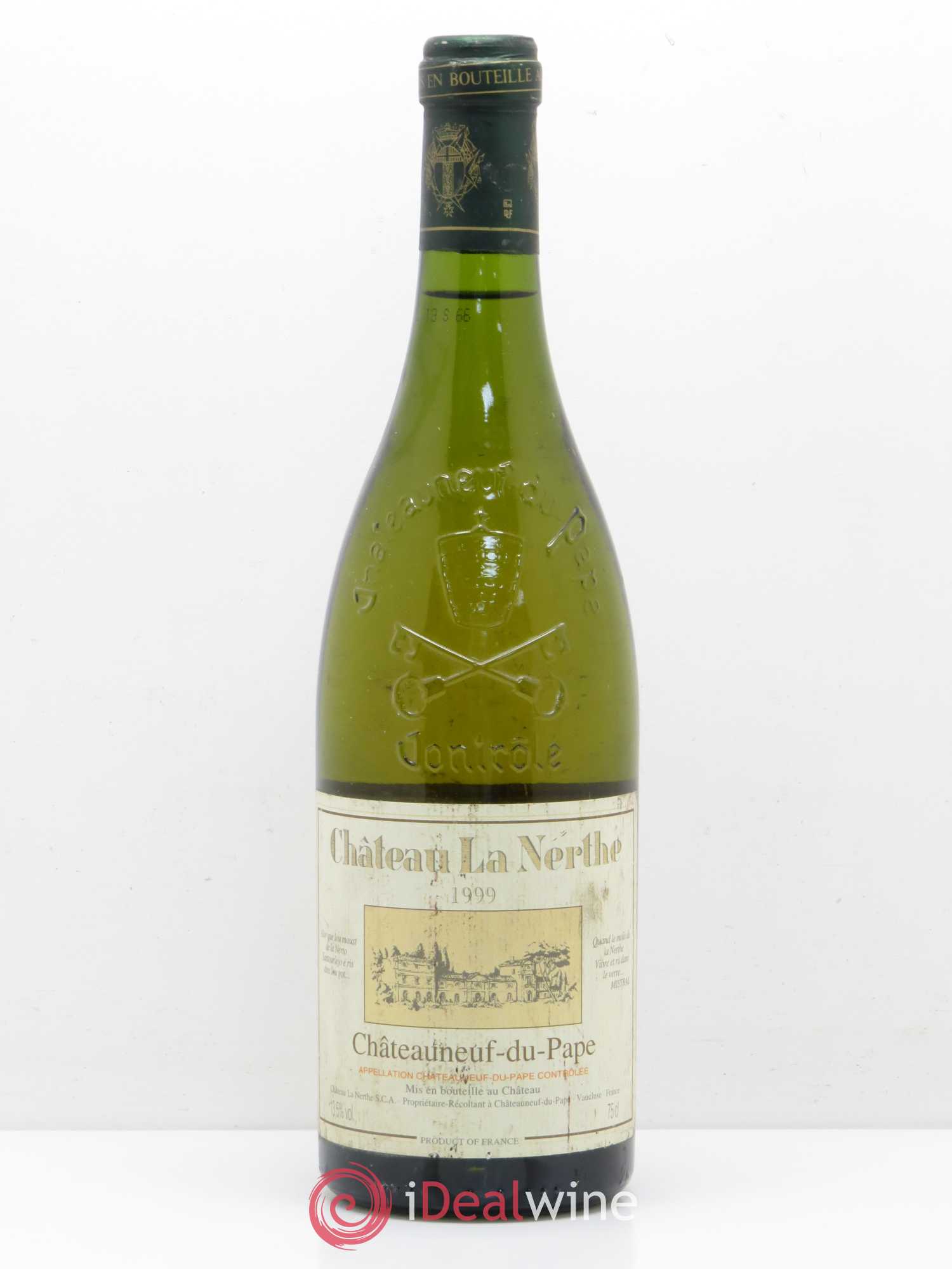 Châteauneuf-du-Pape Château la Nerthe Famille Richard 1999 - Lot de 1 bouteille - 0